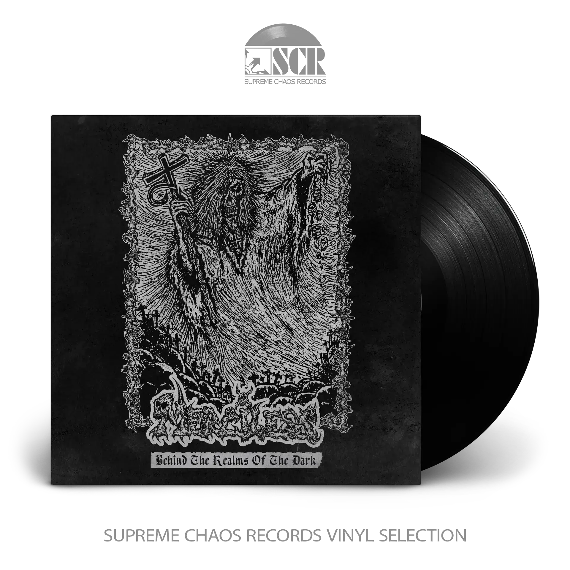 MERCILESS - Behind The Realms Of The Dark · BLACK LP MERCILESS - Behind The Realms Of The Dark · BLACK LP (Death Metal Vinyl)