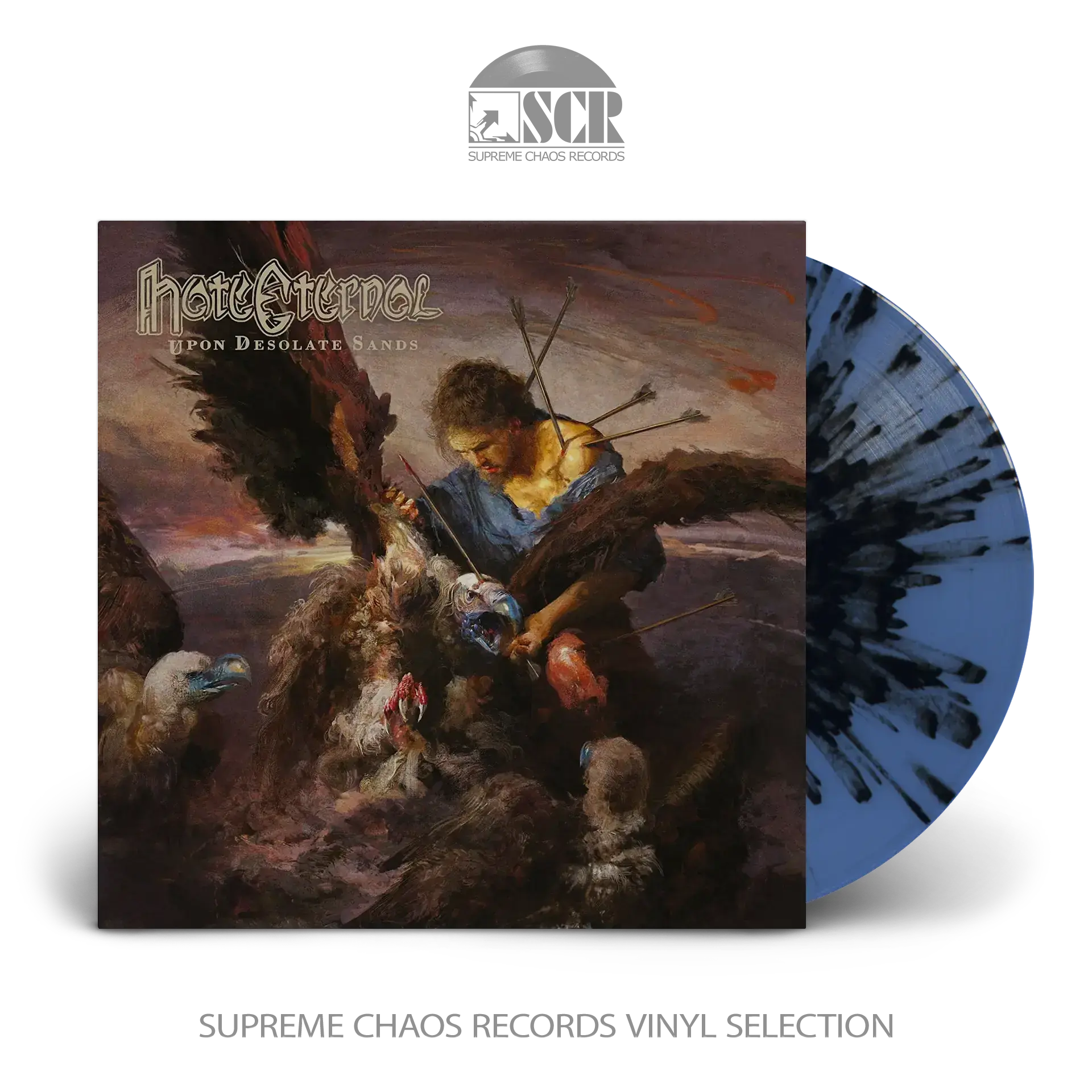 HATE ETERNAL · Upon Desolate Sands | TRANSPARENT BLUE/RED SPLATTER LP HATE ETERNAL · Upon Desolate Sands | TRANSPARENT BLUE/RED SPLATTER LP (Death Metal Vinyl)