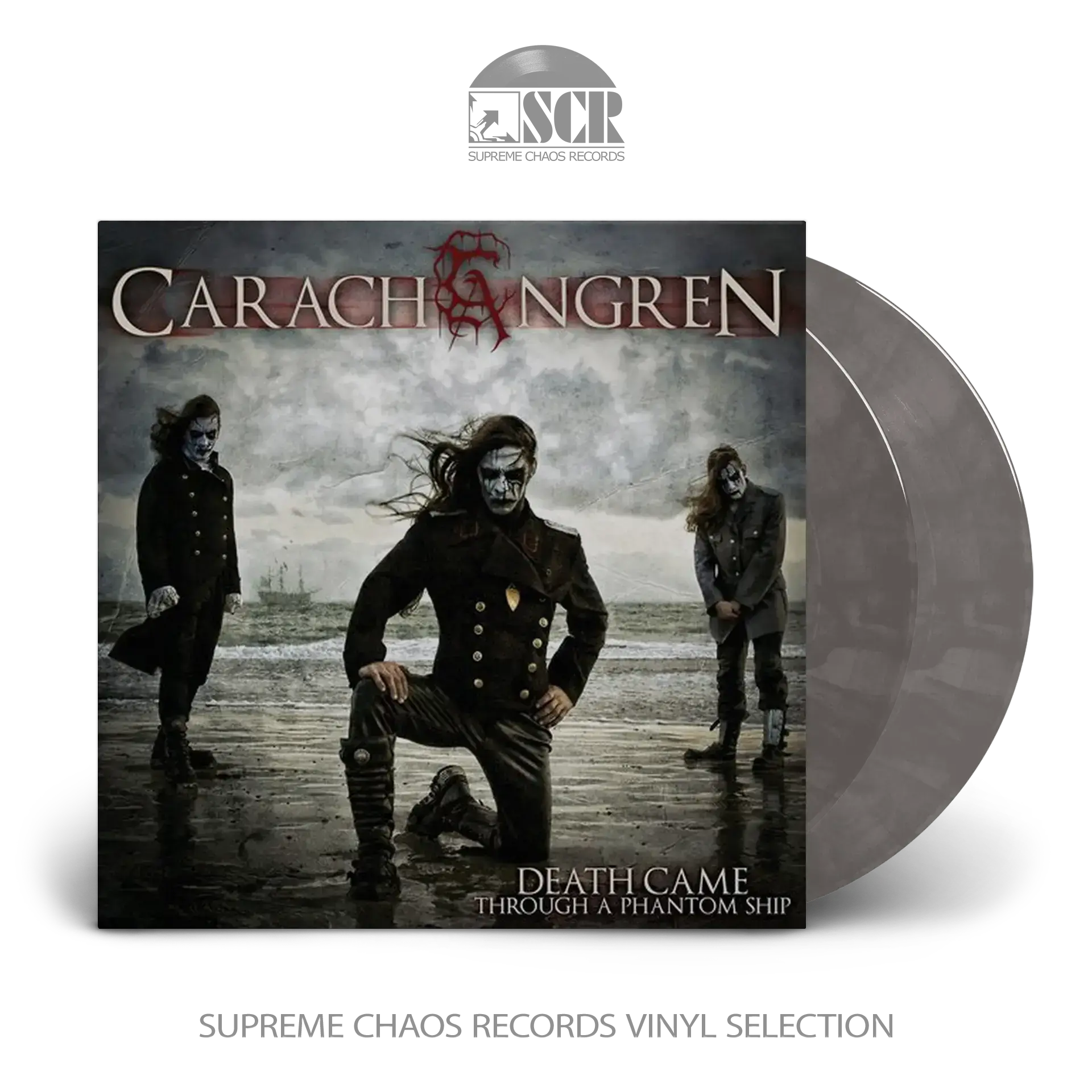 CARACH ANGREN - Death Came Through A Phantom Ship · CLEAR/BLACK MARBLED 2LP (Black Metal Vinyl)