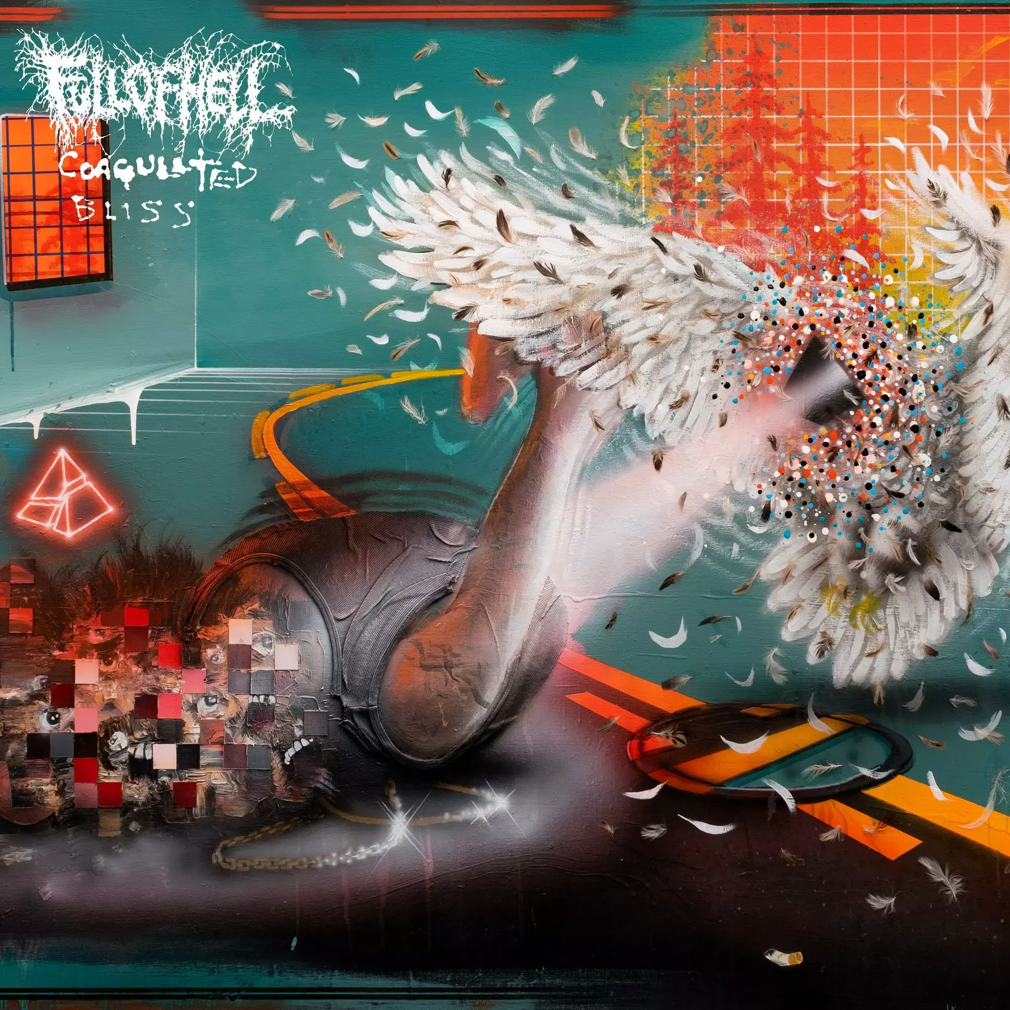 FULL OF HELL · Coagulated Bliss | CLEAR WITH MULTI COLOR SPLATTER LP FULL OF HELL · Coagulated Bliss | CLEAR WITH MULTI COLOR SPLATTER LP (Grindcore Vinyl)