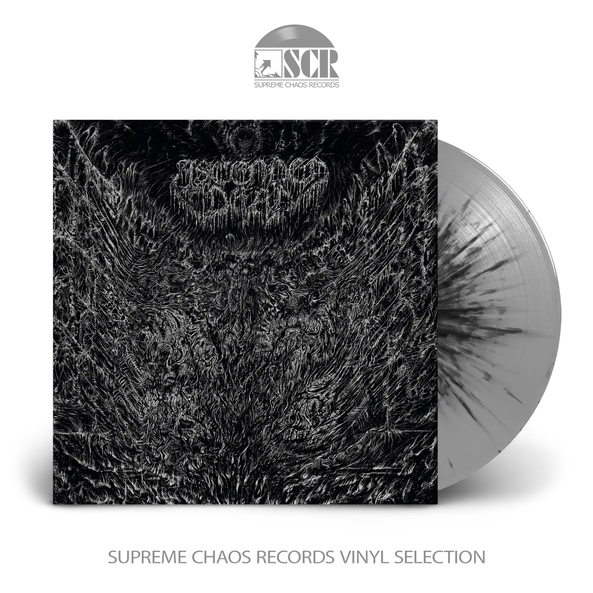 ASCENDED DEAD - Evenfall of the Apocalypse · SILVER/BLACK/WHITE SPLATTER LP (Death Metal Vinyl)