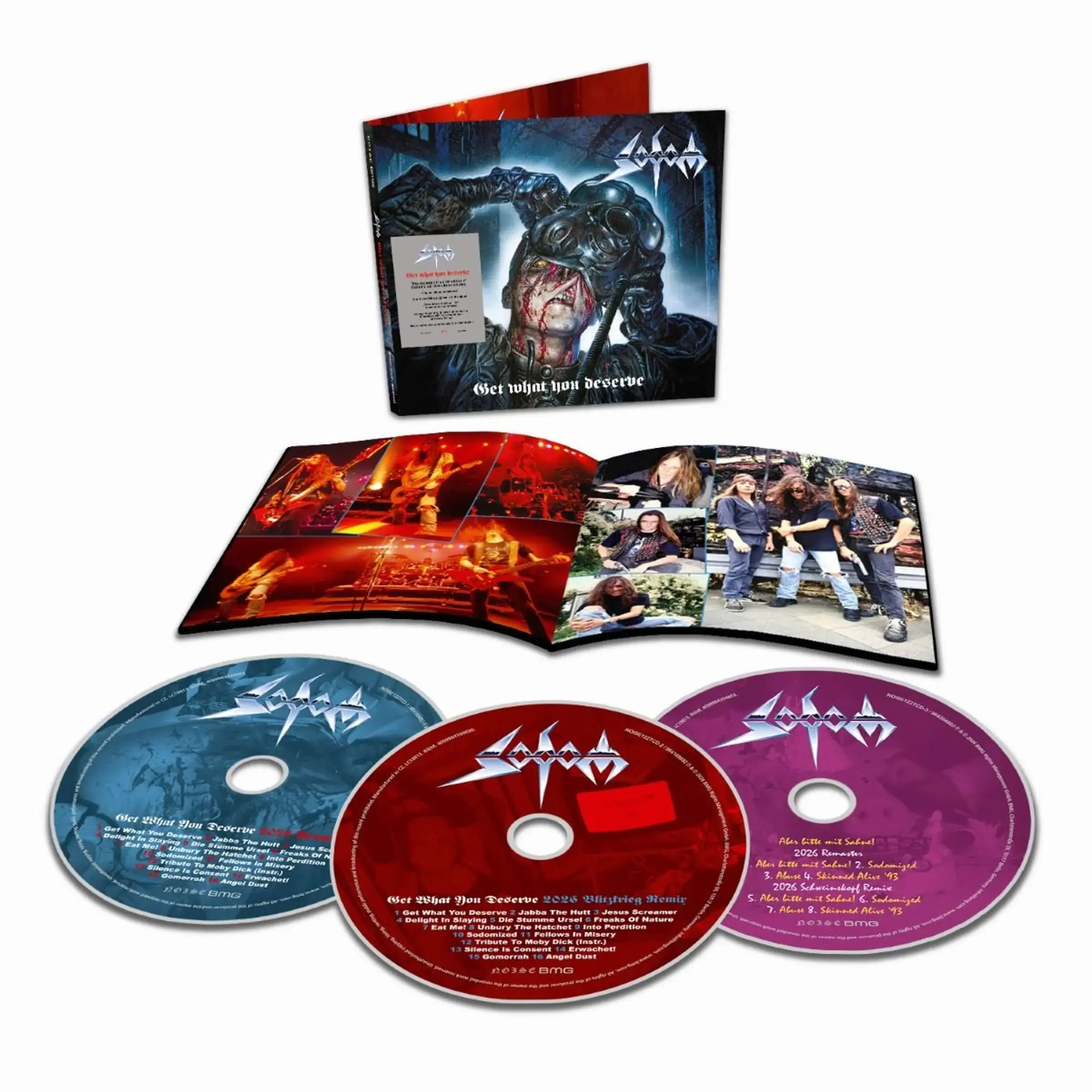 SODOM - Get What You Deserve · 3CD SODOM - Get What You Deserve · 3CD (Thrash Metal CDs)