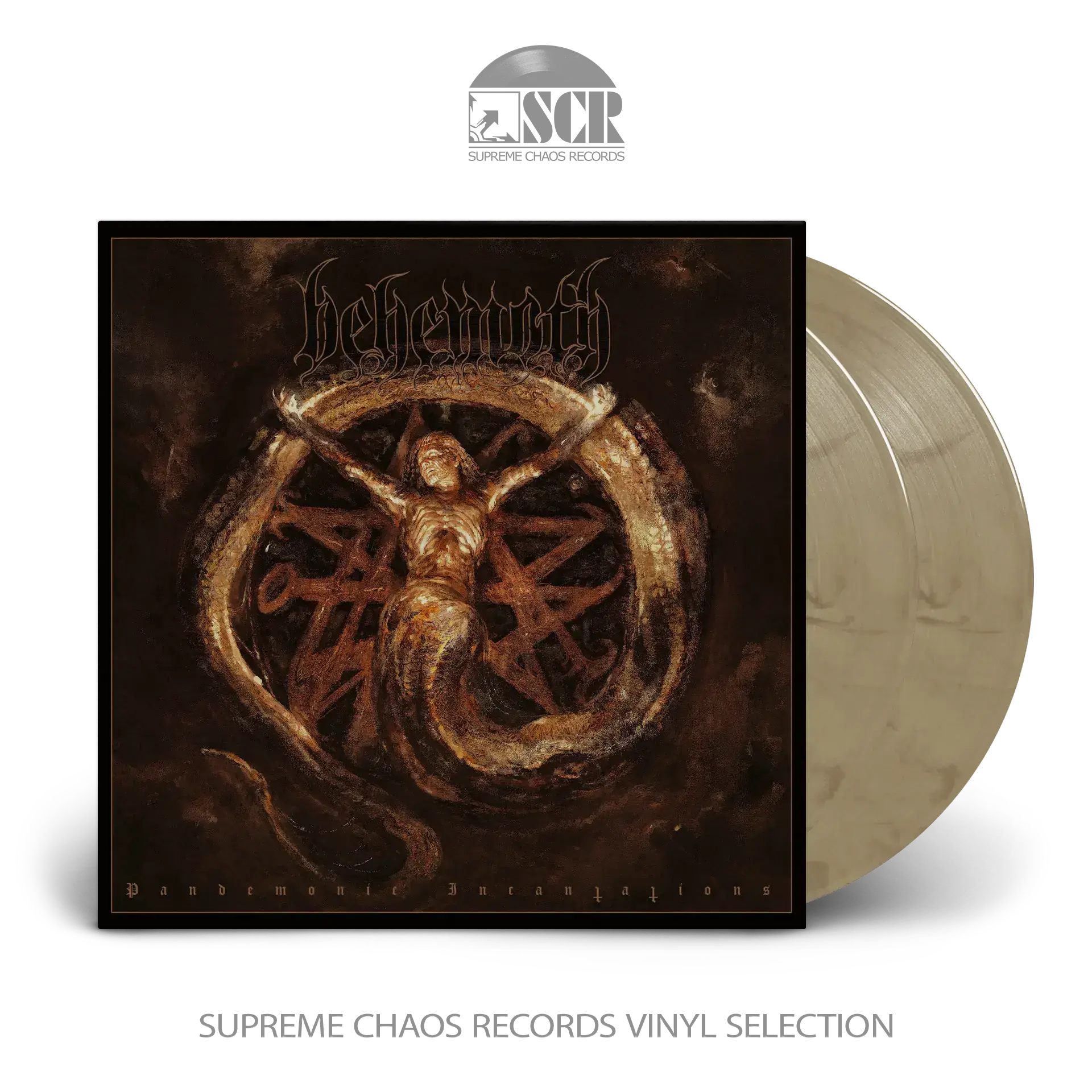 BEHEMOTH · Pandemonic Incantations | CLEAR/BROWN MARBLED 2LP BEHEMOTH · Pandemonic Incantations | CLEAR/BROWN MARBLED 2LP (Black Metal/Death Metal Vinyl)