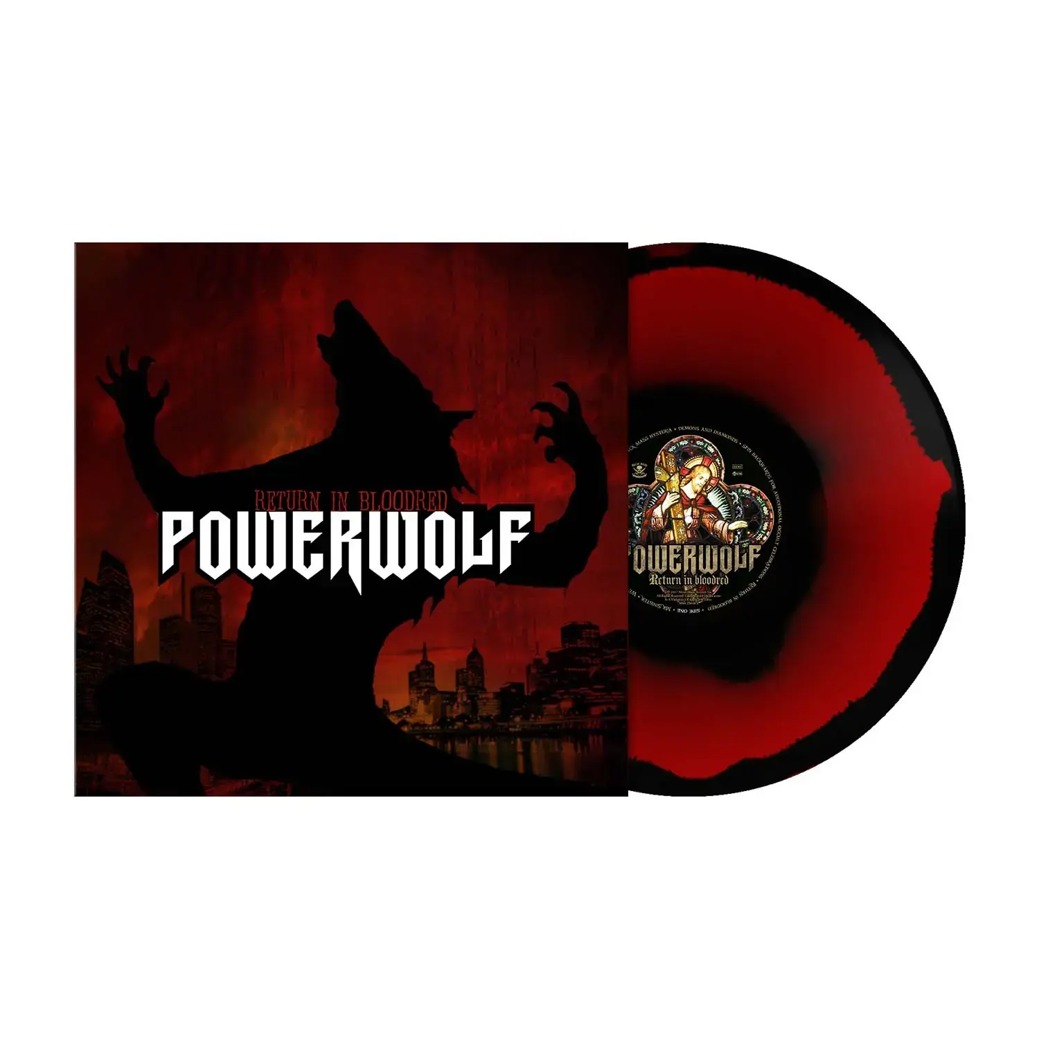 POWERWOLF · Return In Bloodred | RED BLACK CORONA LP (Power Metal Vinyl)