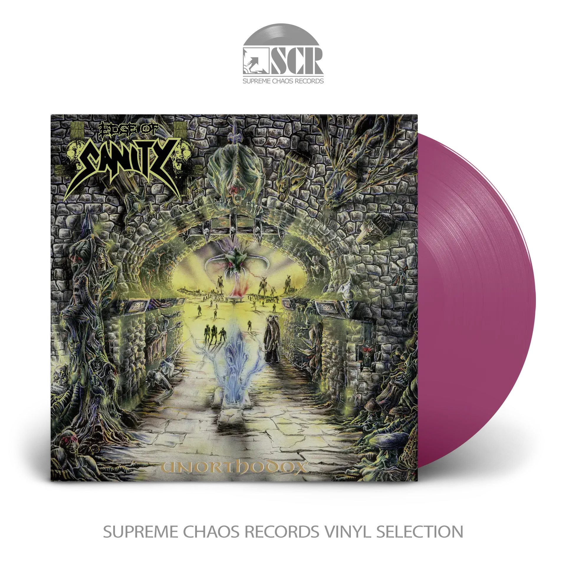EDGE OF SANITY · Unorthodox (Re-Release) | TRANSPARENT MAGENTA LP EDGE OF SANITY · Unorthodox (Re-Release) | TRANSPARENT MAGENTA LP (Death Metal Vinyl)