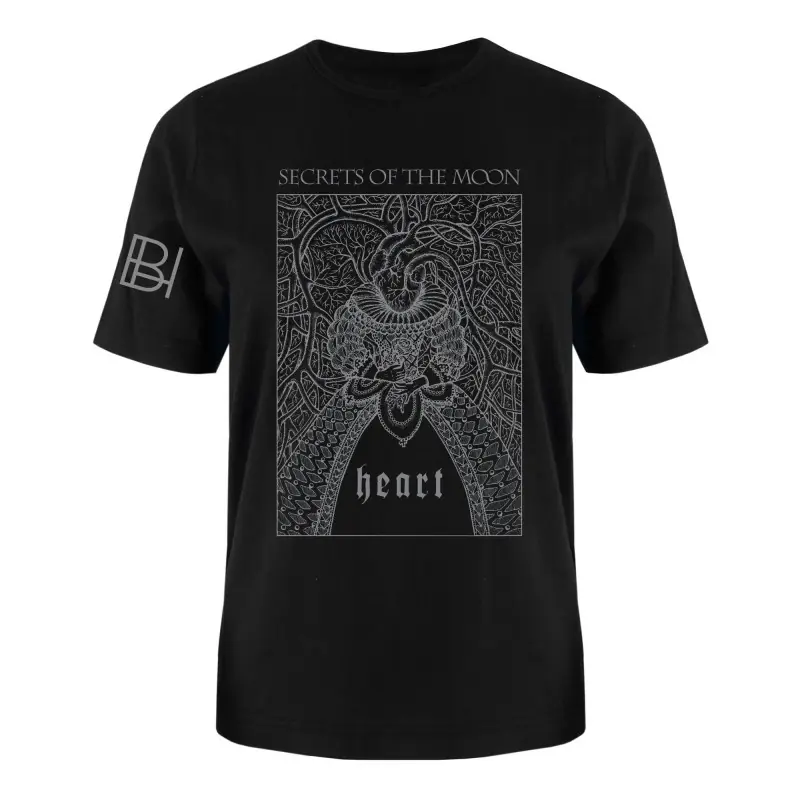 SECRETS OF THE MOON · Heart T-Shirt | TS-M SECRETS OF THE MOON · Heart T-Shirt | TS-M (Progressive Metal Clothes)