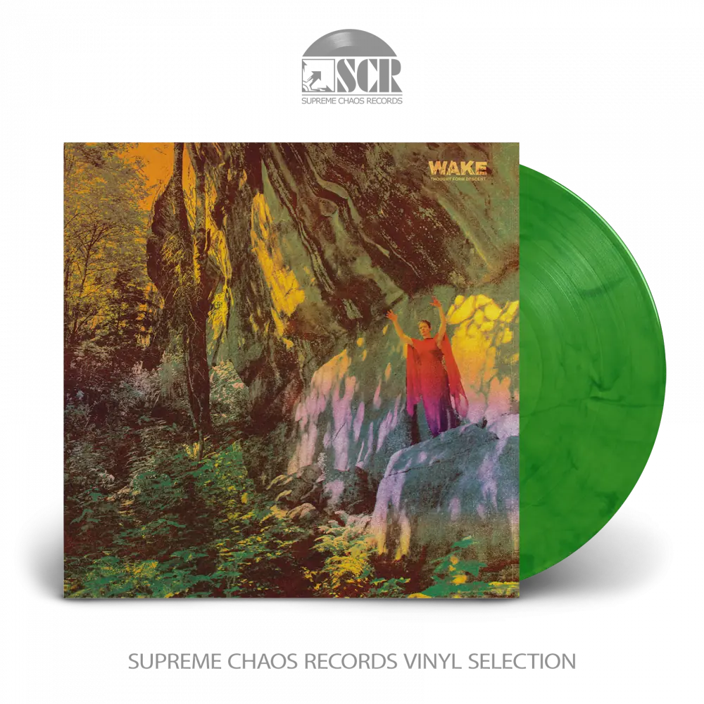 WAKE · Thought Form Descent | LEAF GREEN LP WAKE · Thought Form Descent | LEAF GREEN LP (Death Metal/Black Metal Vinyl)