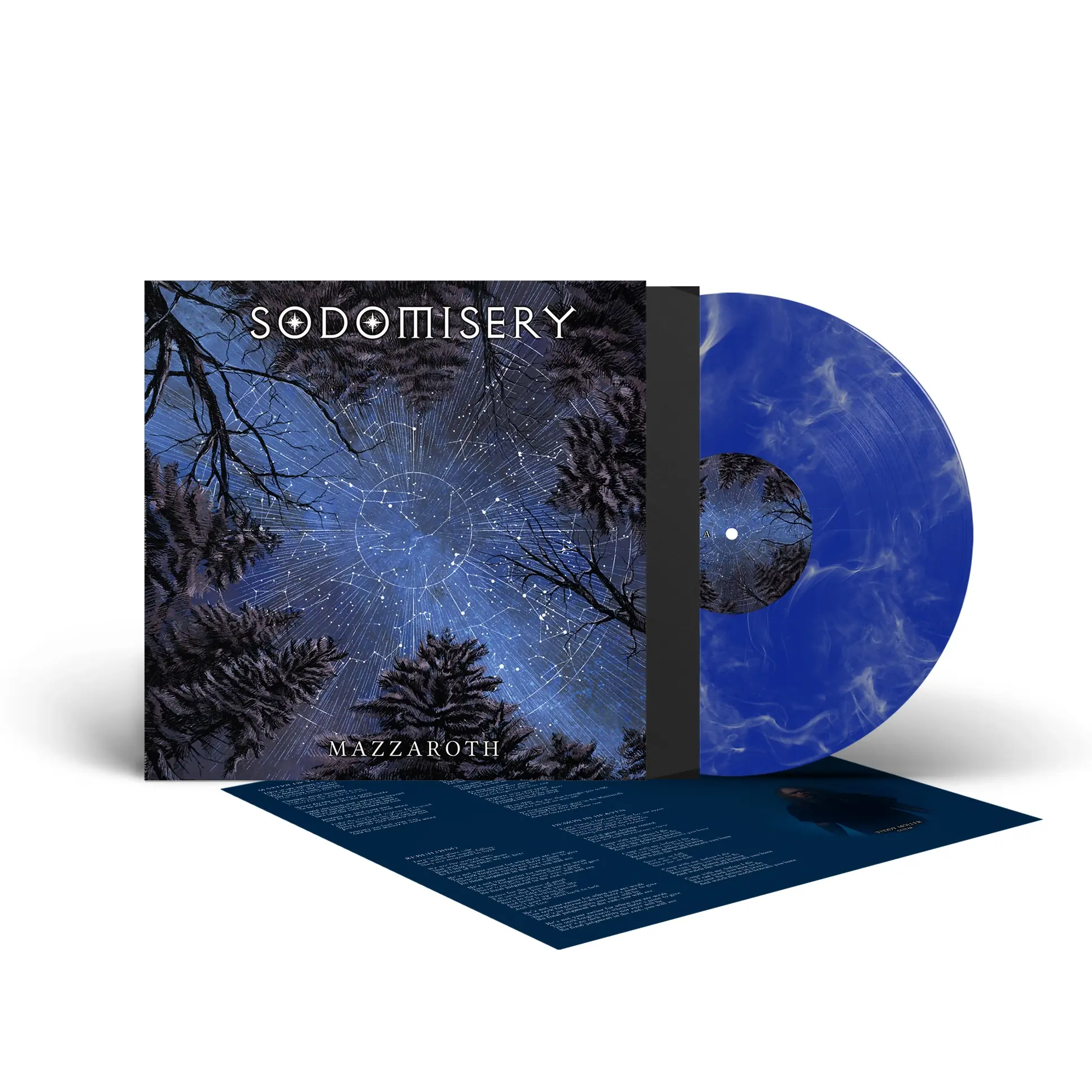 SODOMISERY · Mazzaroth | BLUE/WHITE LP (Death Metal Vinyl)