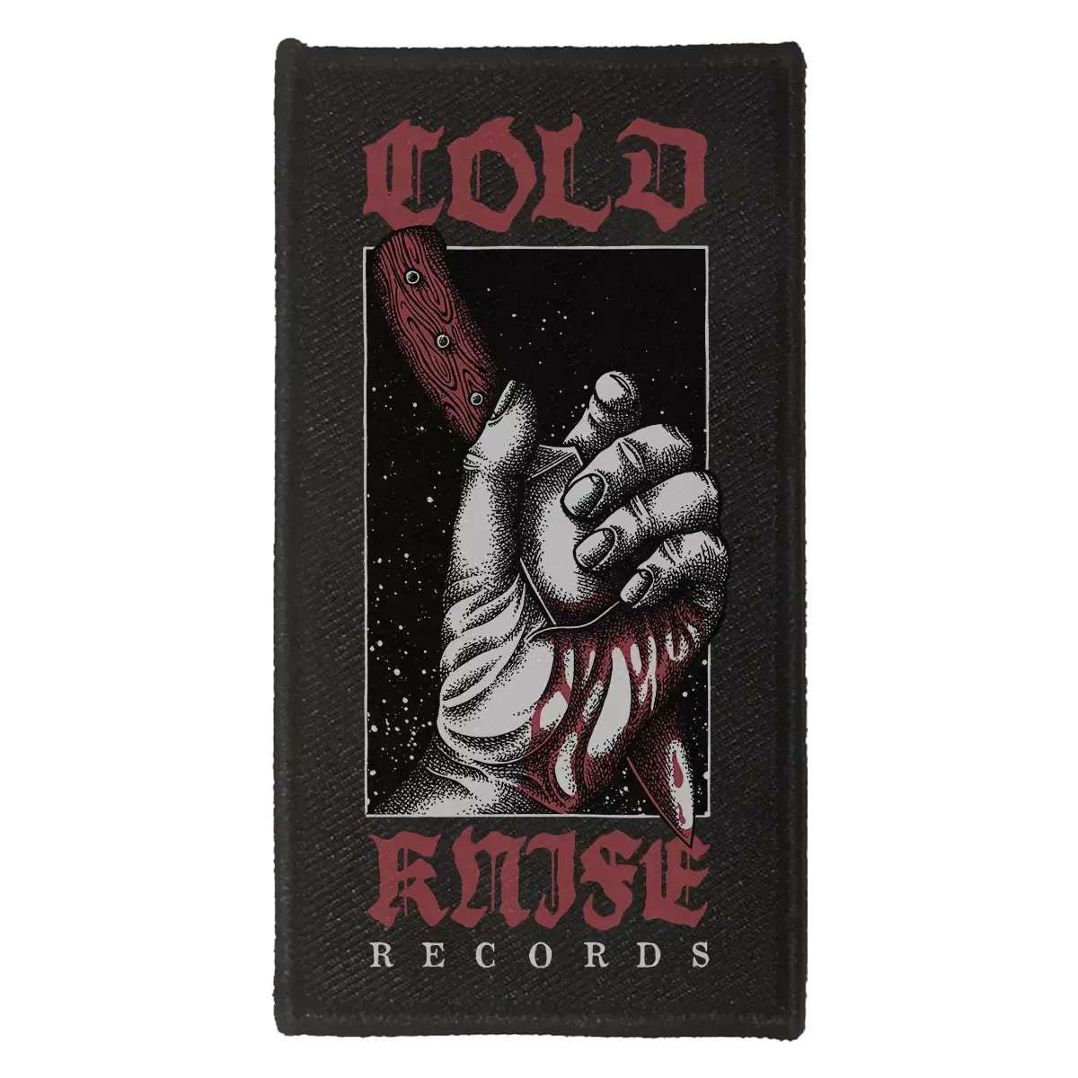 COLD KNIFE RECORDS - Rectangular Logo Patch · PATCH