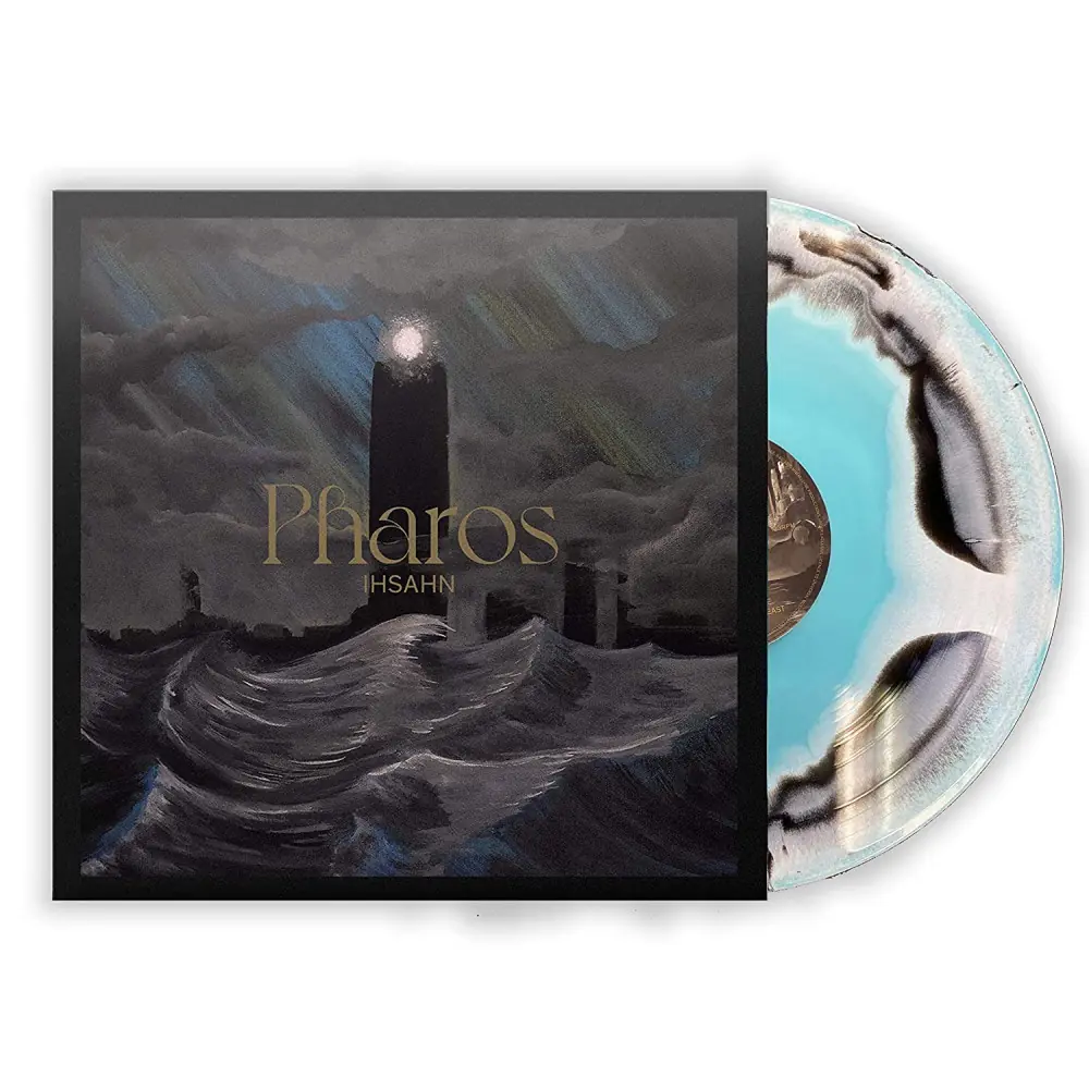 IHSAHN · Pharos | BLACK/TURQUOISE/WHITE SWIRLED LP (Progressive Metal Vinyl)