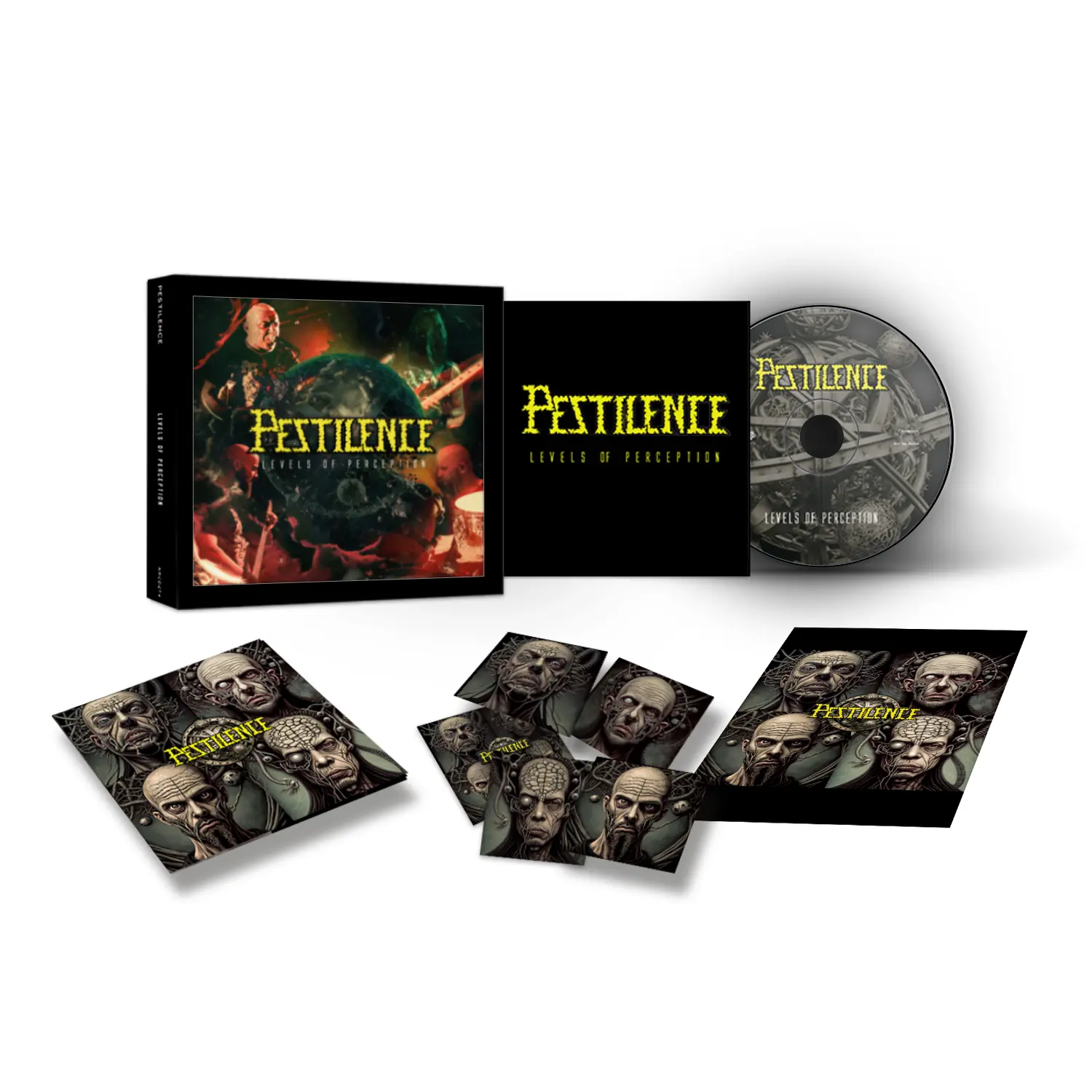 PESTILENCE · Levels of Perception | CD BOX SET (Death Metal CDs)