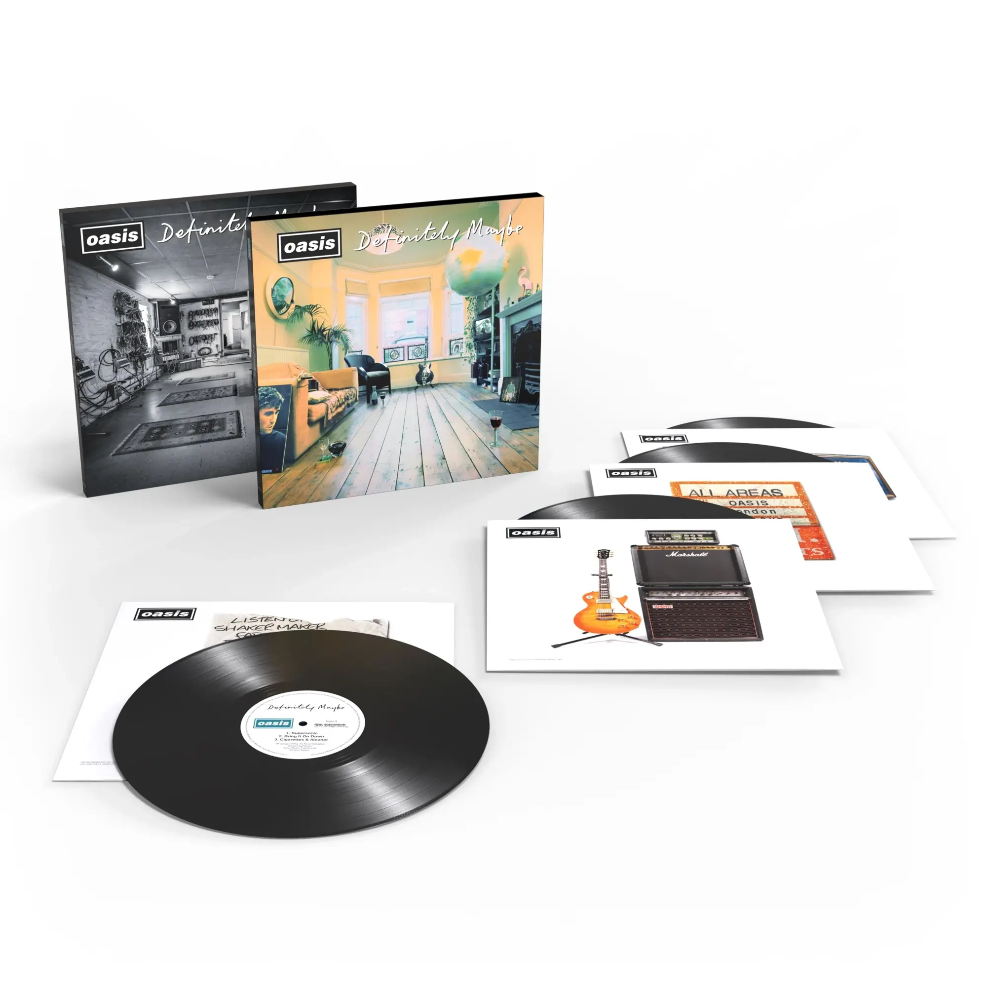 OASIS - Definitely Maybe (30th Anniversary Edition) · BLACK 4LP OASIS - Definitely Maybe (30th Anniversary Edition) · BLACK 4LP (Alternative Rock Vinyl)