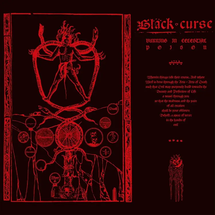 BLACK CURSE · Burning In Celestial Poison | CD BLACK CURSE · Burning In Celestial Poison | CD (Black Metal CDs)