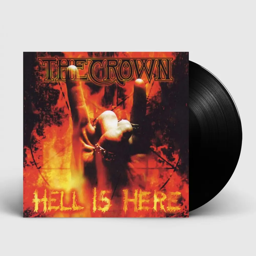 THE CROWN - Hell Is Here · BLACK LP (Death Metal Vinyl)