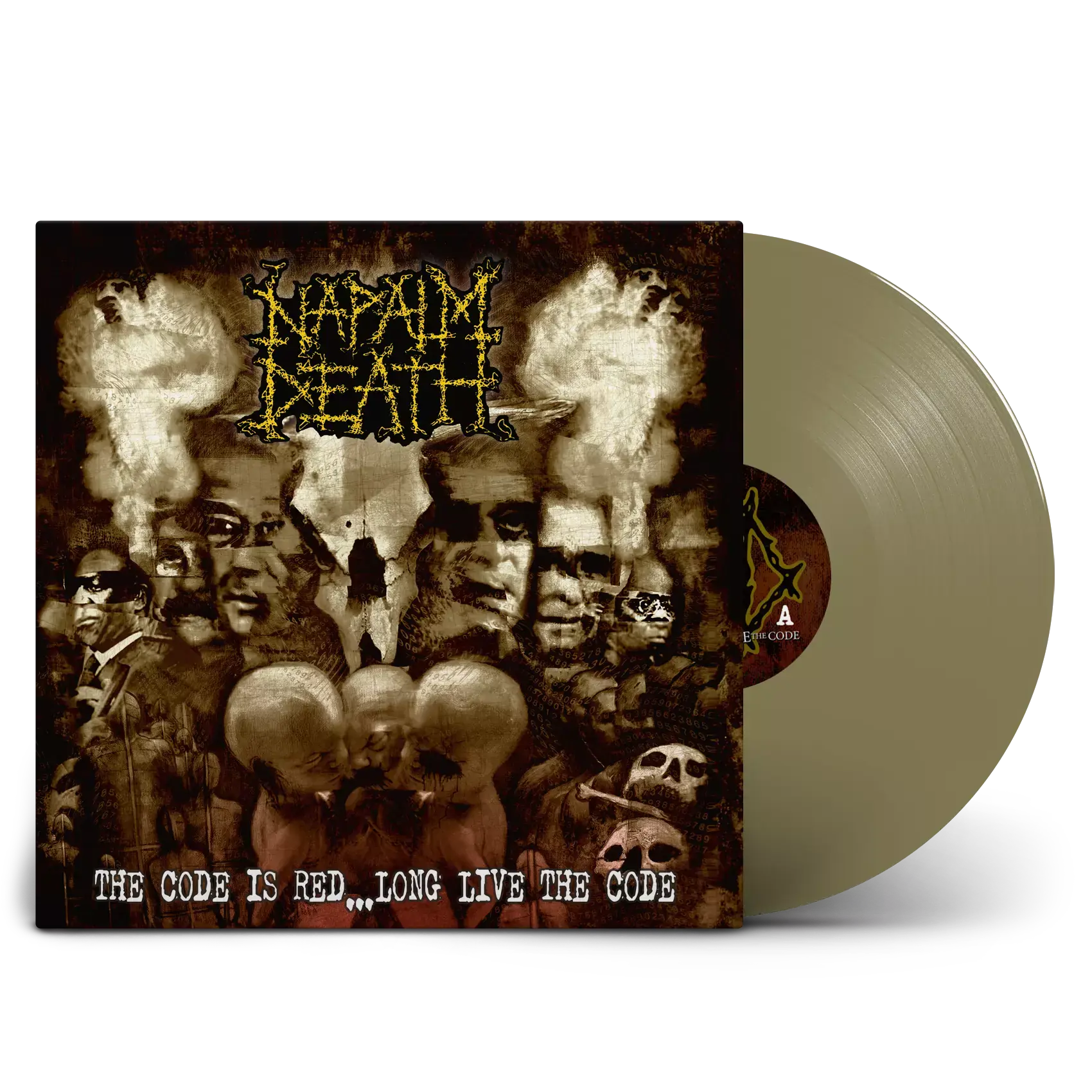 NAPALM DEATH - The Code Is Red · GOLDEN LP NAPALM DEATH - The Code Is Red · GOLDEN LP (Grindcore Vinyl)