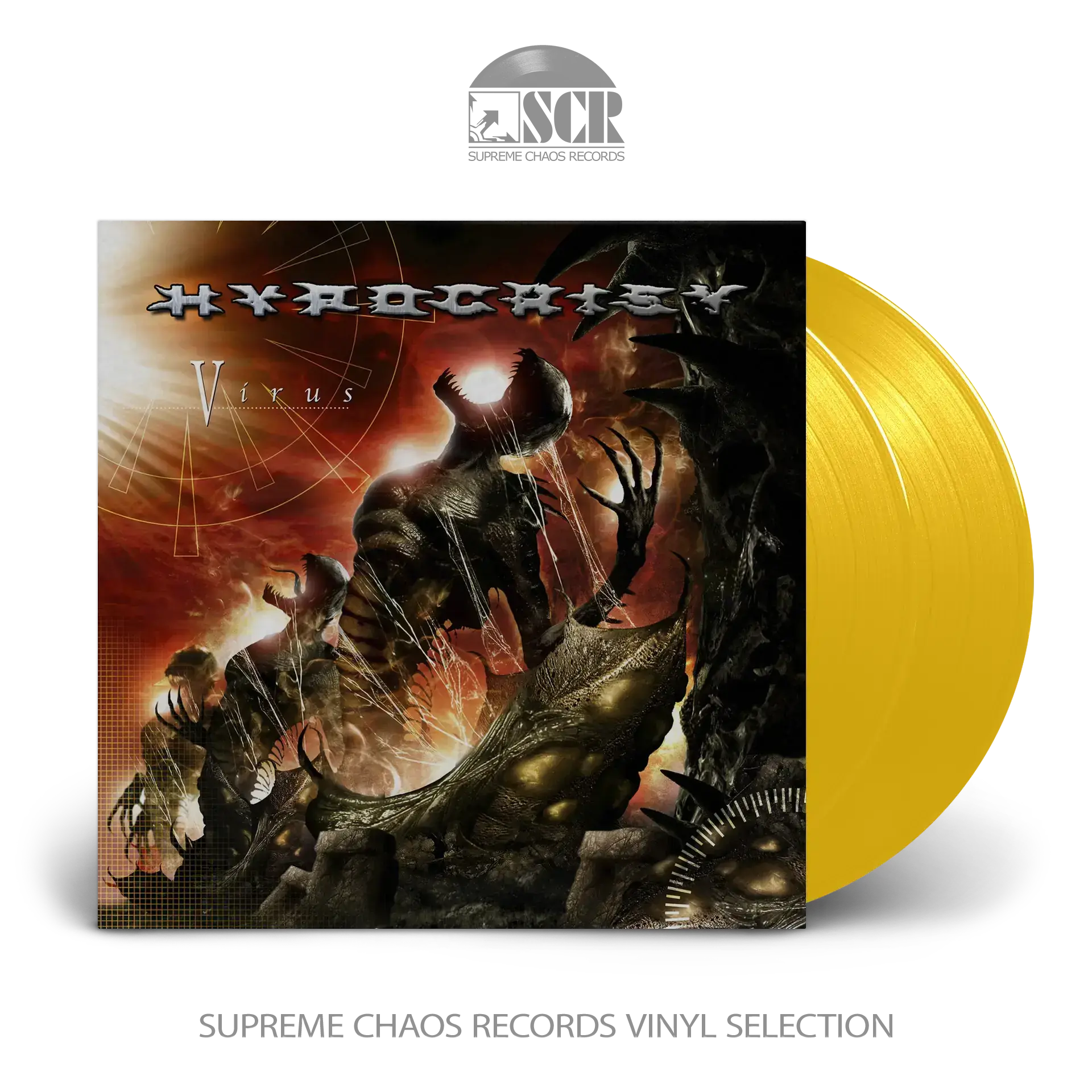 HYPOCRISY · Virus (20th Anniversary) | RED GOLD 2LP HYPOCRISY · Virus (20th Anniversary) | RED GOLD 2LP (Death Metal Vinyl)