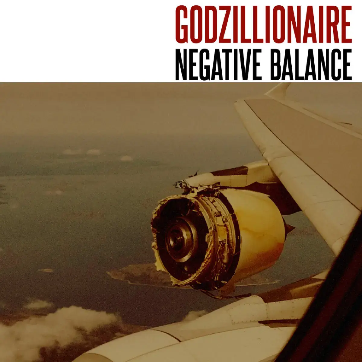 GODZILLIONAIRE - Negative Balance · WHITE 2LP (Stoner Rock Vinyl) · Bild 1