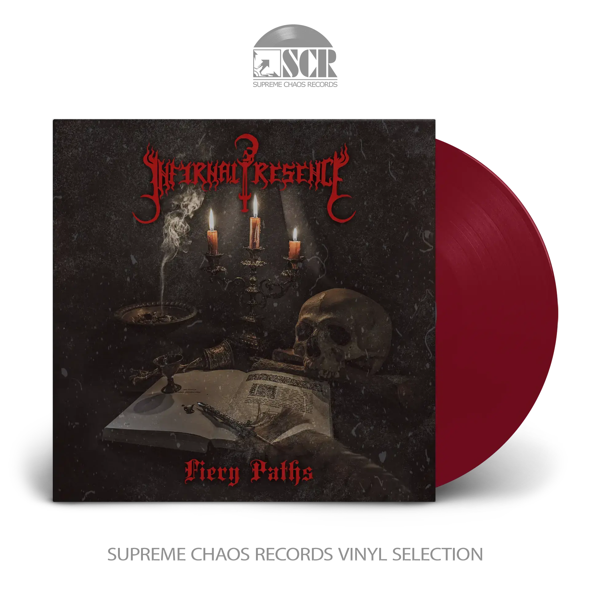 INFERNAL PRESENCE - Fiery Paths · OXBLOOD RED LP INFERNAL PRESENCE - Fiery Paths · OXBLOOD RED LP (Black Metal Vinyl)