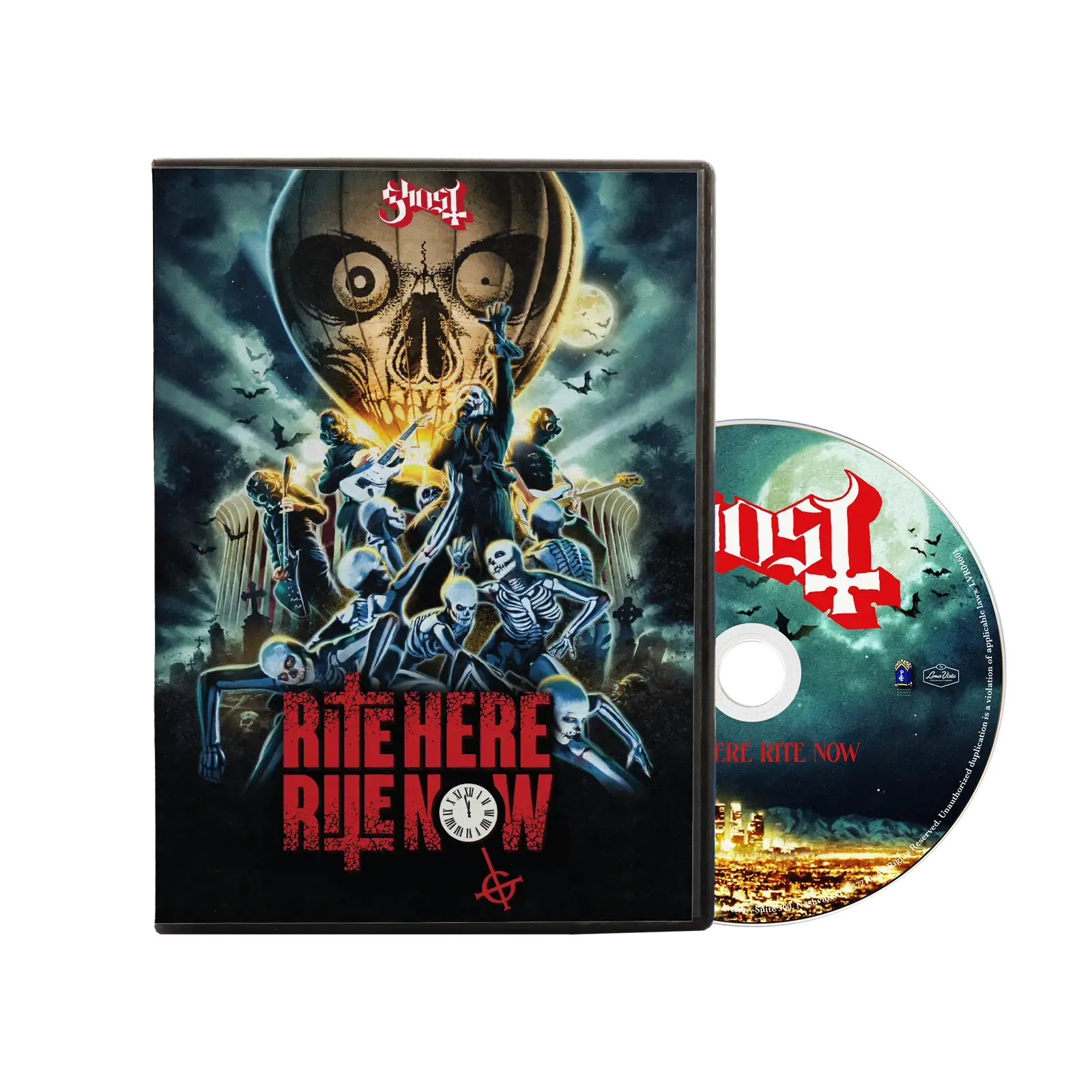 GHOST · Rite Here Rite Now (4k UHD) | BLU-RAY GHOST · Rite Here Rite Now (4k UHD) | BLU-RAY (Hardrock CDs)