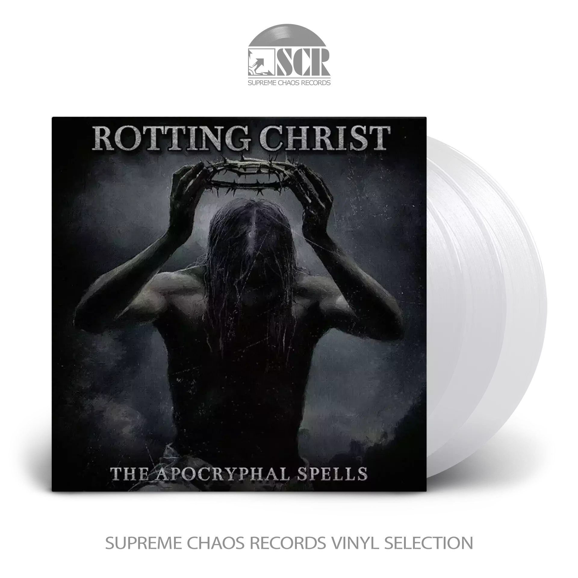 ROTTING CHRIST - The Apocryphal Spells · CRYSTAL TRANSPARENT 3LP ROTTING CHRIST - The Apocryphal Spells · CRYSTAL TRANSPARENT 3LP (Black Metal Vinyl)