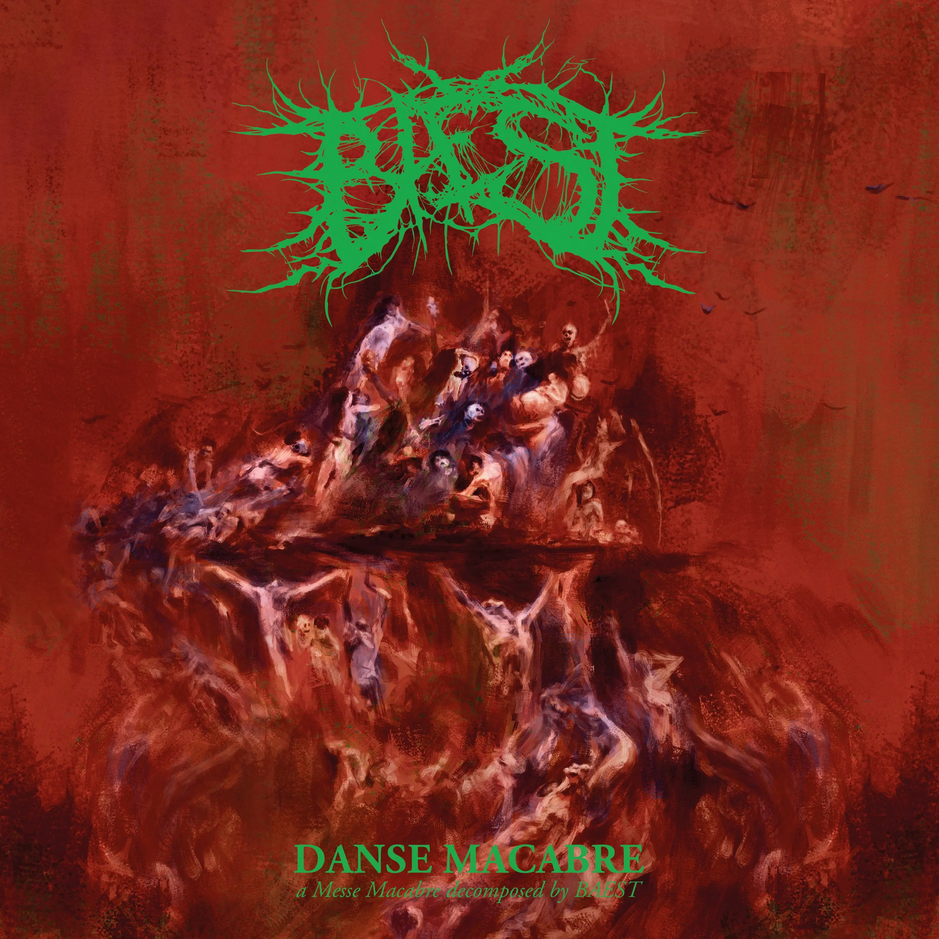 BAEST - Danse Macabre (Re-Issue 2023) [TRANSPARENT MAGENTA] · LP (Death Metal Vinyl) · Bild 1