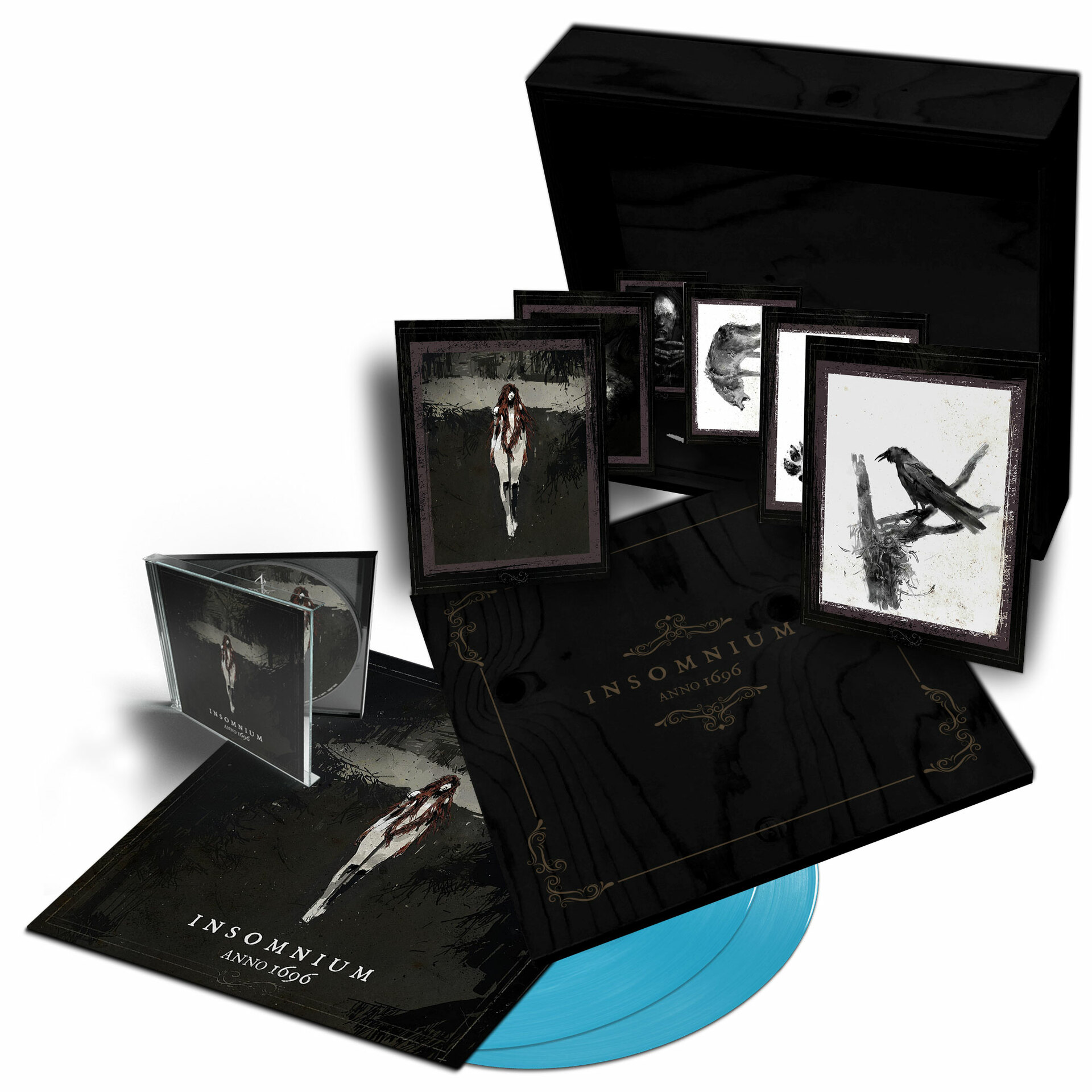 INSOMNIUM - Anno 1696 · WOODEN BOXSET LPBOX (Melodic Death Metal Vinyl)