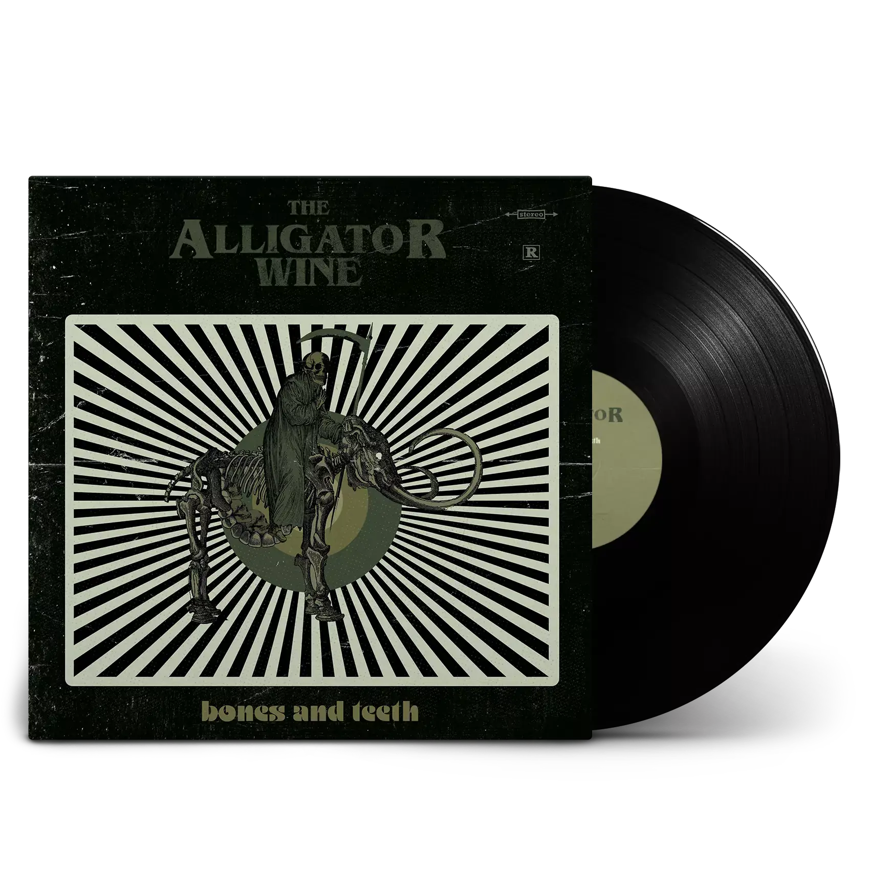 THE ALLIGATOR WINE · Bones And Teeth | BLACK LP THE ALLIGATOR WINE · Bones And Teeth | BLACK LP (Psychedelic Rock/Alternative Rock Vinyl)