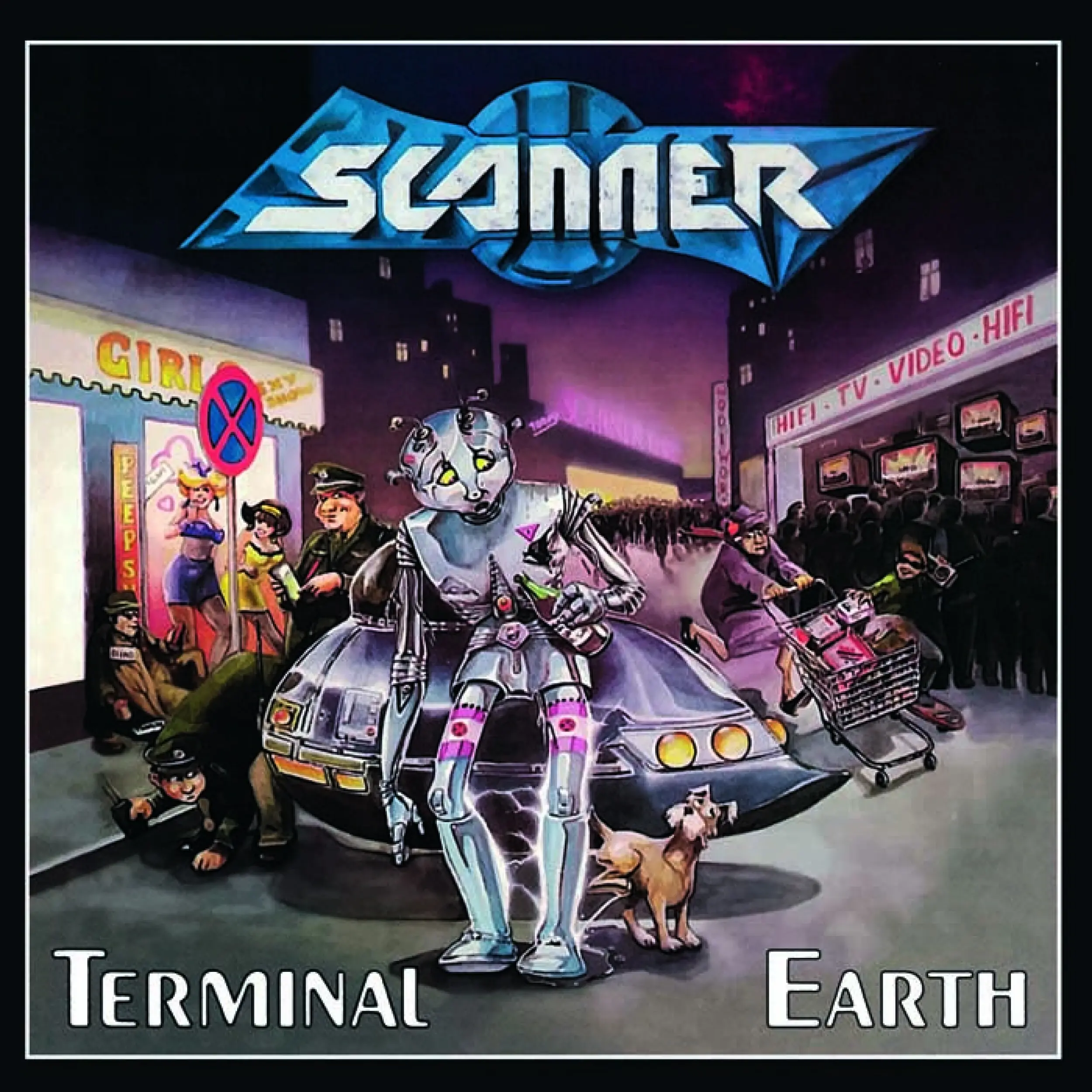SCANNER · Terminal Earth | BLUE TRANSPARENT LP (Power Metal Vinyl) · Bild 1