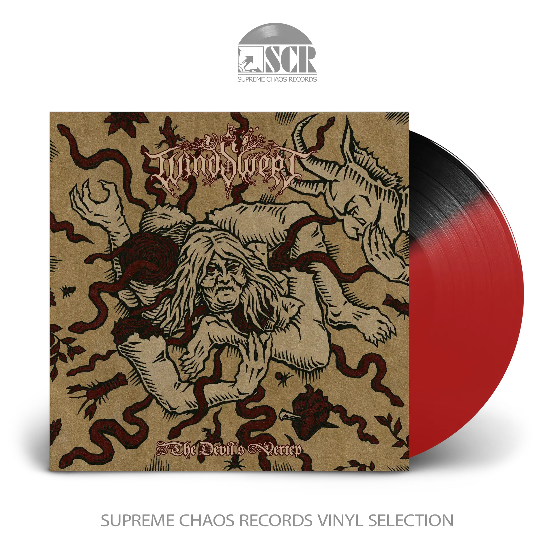 WINDSWEPT · The Devil's Vertep | RED/BLACK LP (Black Metal Vinyl)