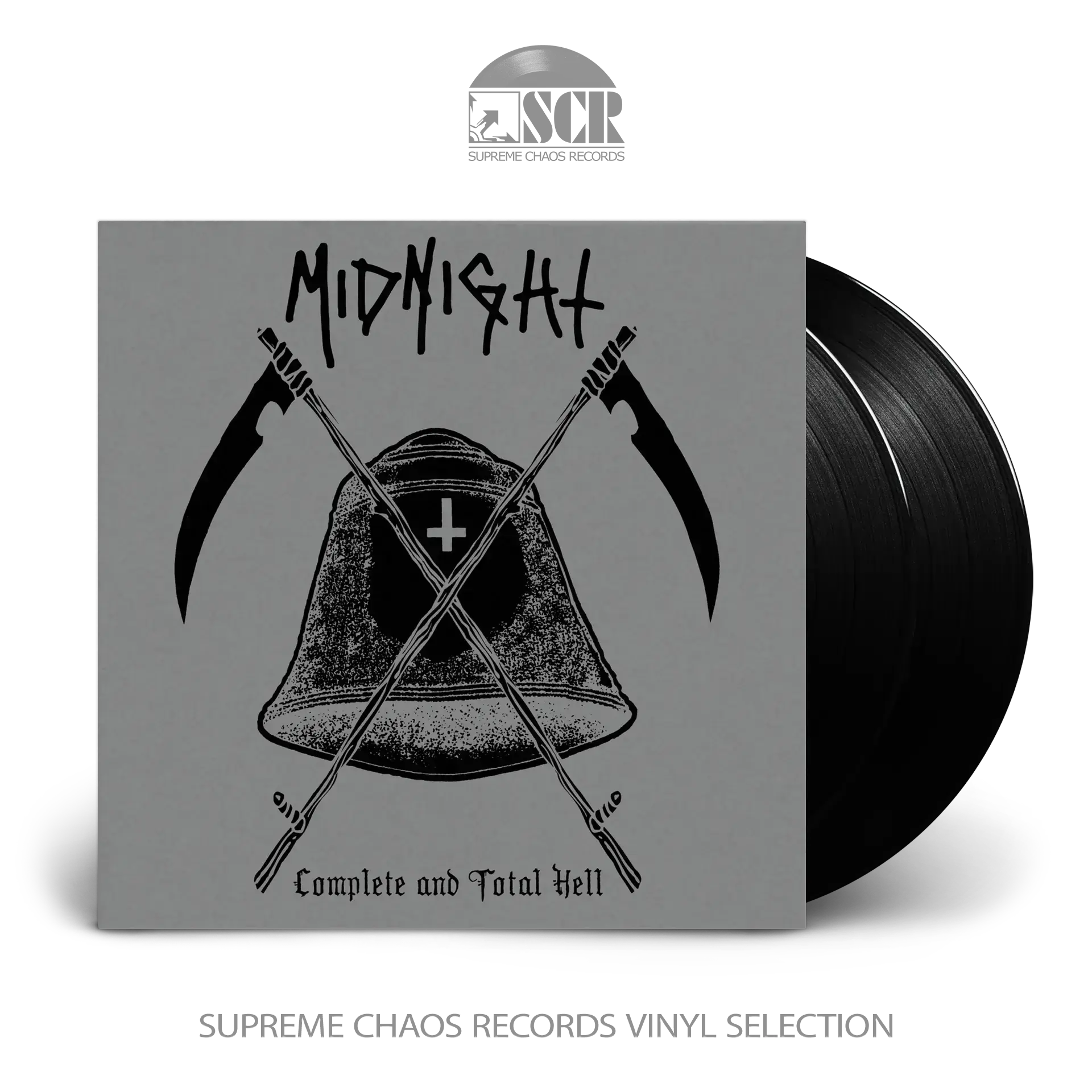 MIDNIGHT - Complete & Total Hell (Re-Issue) · BLACK 2LP MIDNIGHT - Complete & Total Hell (Re-Issue) · BLACK 2LP (Black Metal/Thrash Metal Vinyl)
