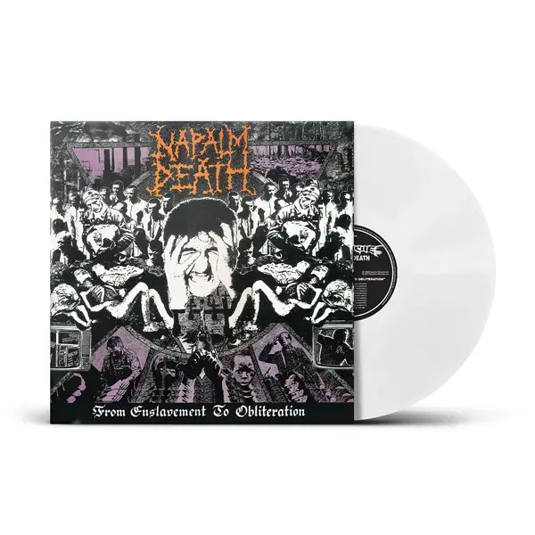 NAPALM DEATH · From Enslavement To Obliteration | WHITE LP (Grindcore/Death Metal Vinyl)