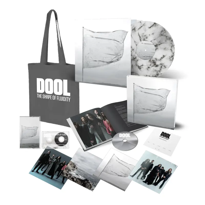 DOOL - The Shape Of Fluidity · CLEAR/BLACK MARBLED LP BUNDLE DOOL - The Shape Of Fluidity · CLEAR/BLACK MARBLED LP BUNDLE (Heavy Rock Vinyl)