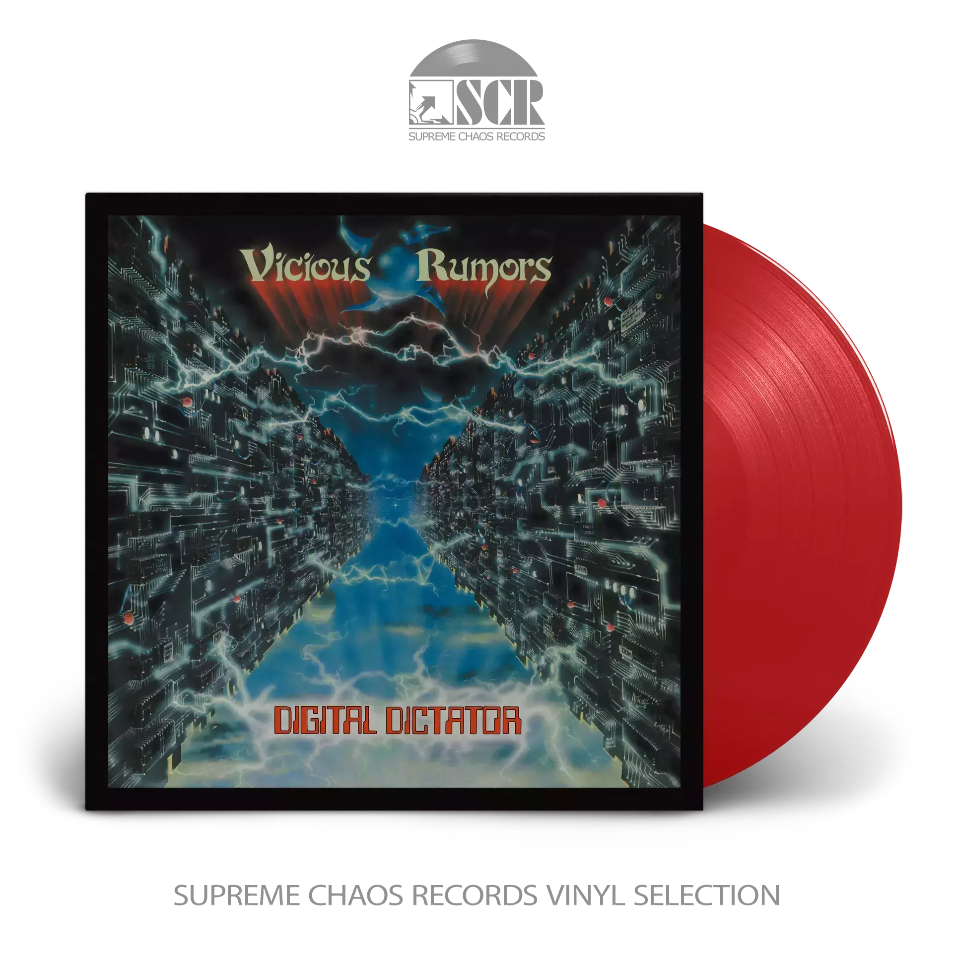 VICIOUS RUMORS - Digital Dictator (Re-Issue) · TRANSPARENT RED LP VICIOUS RUMORS - Digital Dictator (Re-Issue) · TRANSPARENT RED LP (Power Metal Vinyl)