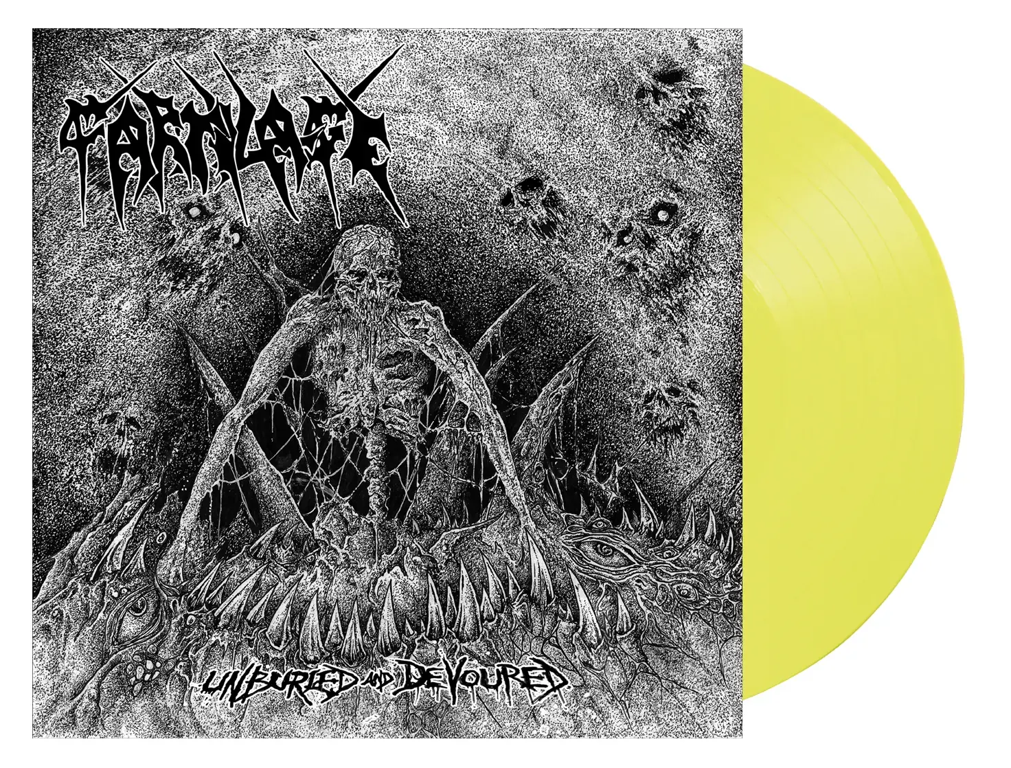 CARTILAGE · Unburied and Devoured | YELLOW LP CARTILAGE · Unburied and Devoured | YELLOW LP (Death Metal Vinyl)