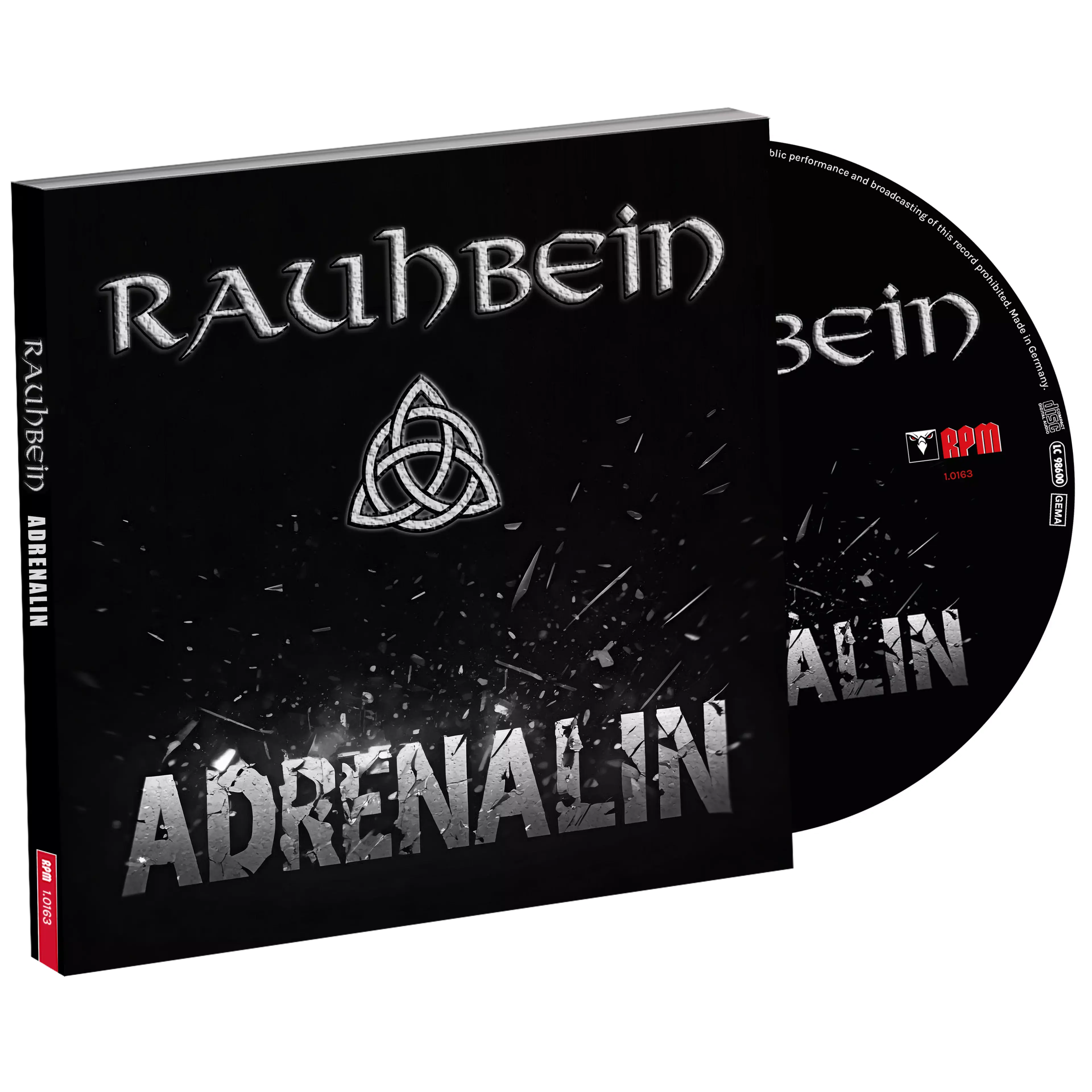 RAUHBEIN · Adrenalin | CD DIGIPAK (Folk Rock CDs)