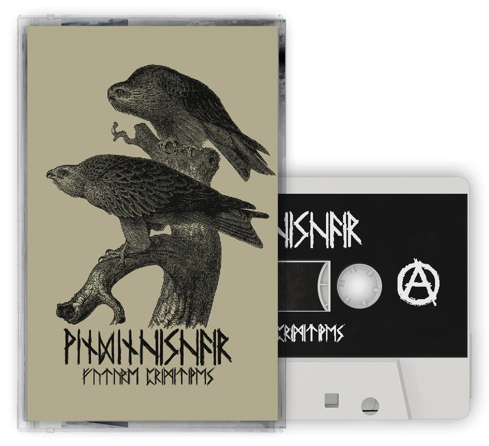 WIND IN HIS HAIR · Future Primitives | CLEAR/BLACK TAPE (Black Metal/Sludge Tapes)
