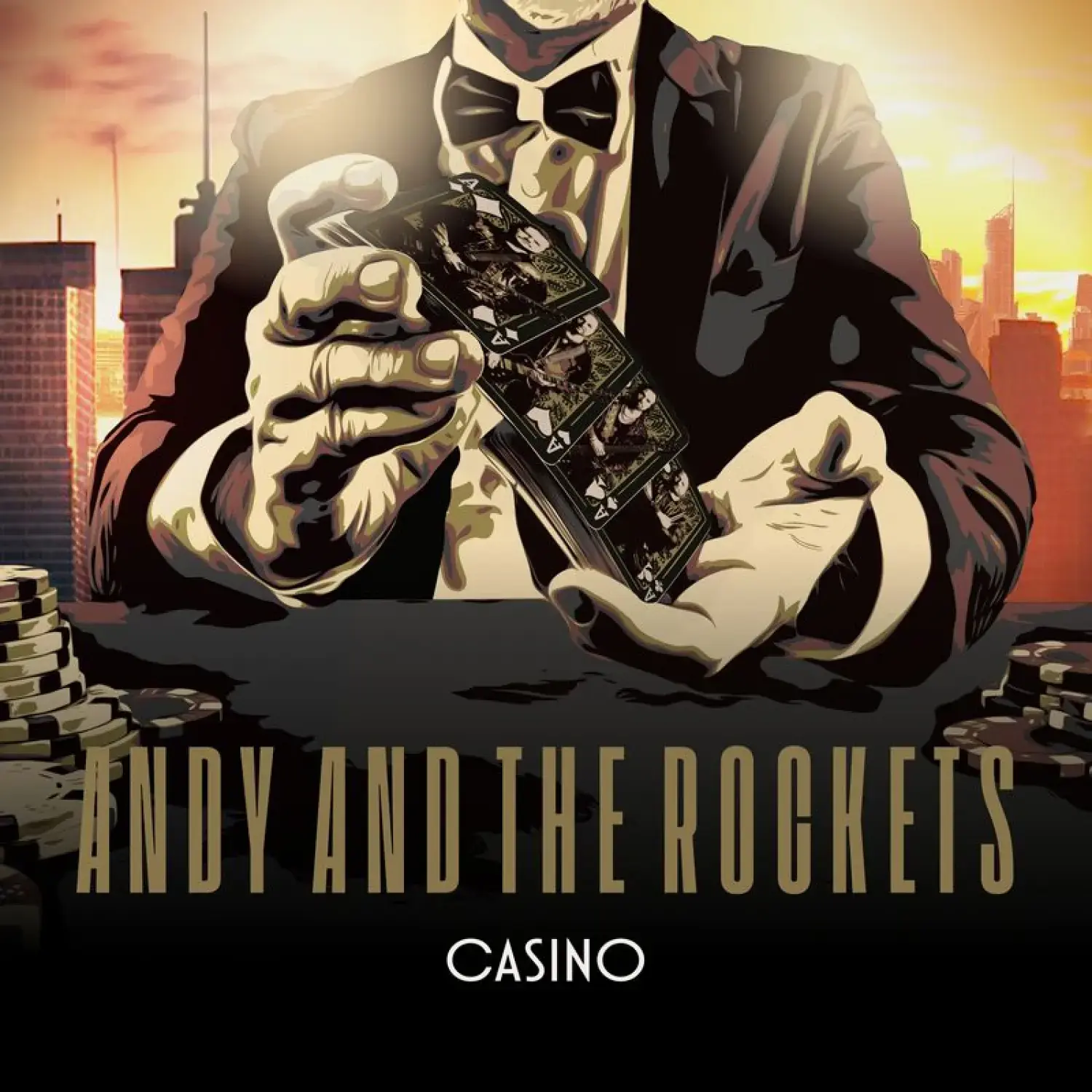 ANDY AND THE ROCKETS · Casino | BLACK LP · Bild 1 ANDY AND THE ROCKETS · Casino | BLACK LP (Melodic Hard Rock Vinyl) · Bild 1