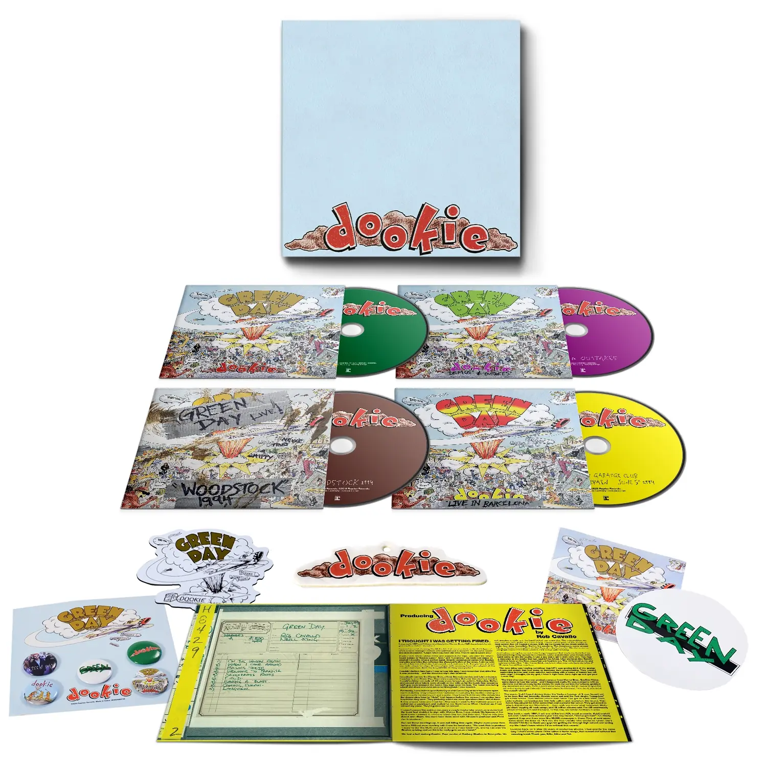 GREEN DAY - Dookie (30th Anniversary Deluxe Edition) · 4CD BOX GREEN DAY - Dookie (30th Anniversary Deluxe Edition) · 4CD BOX (Punk Rock CDs)
