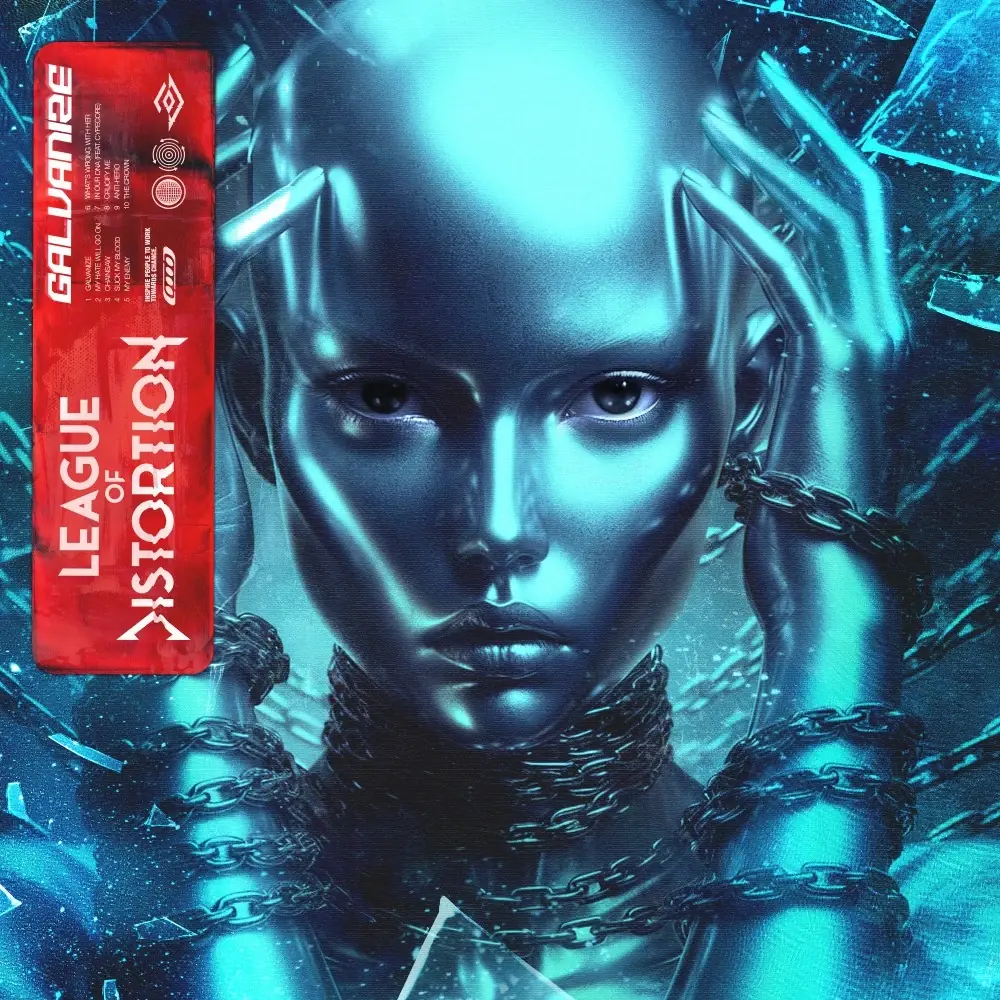 LEAGUE OF DISTORTION · Galvanize | RED LP · Bild 1 LEAGUE OF DISTORTION · Galvanize | RED LP (Modern Metal Vinyl) · Bild 1