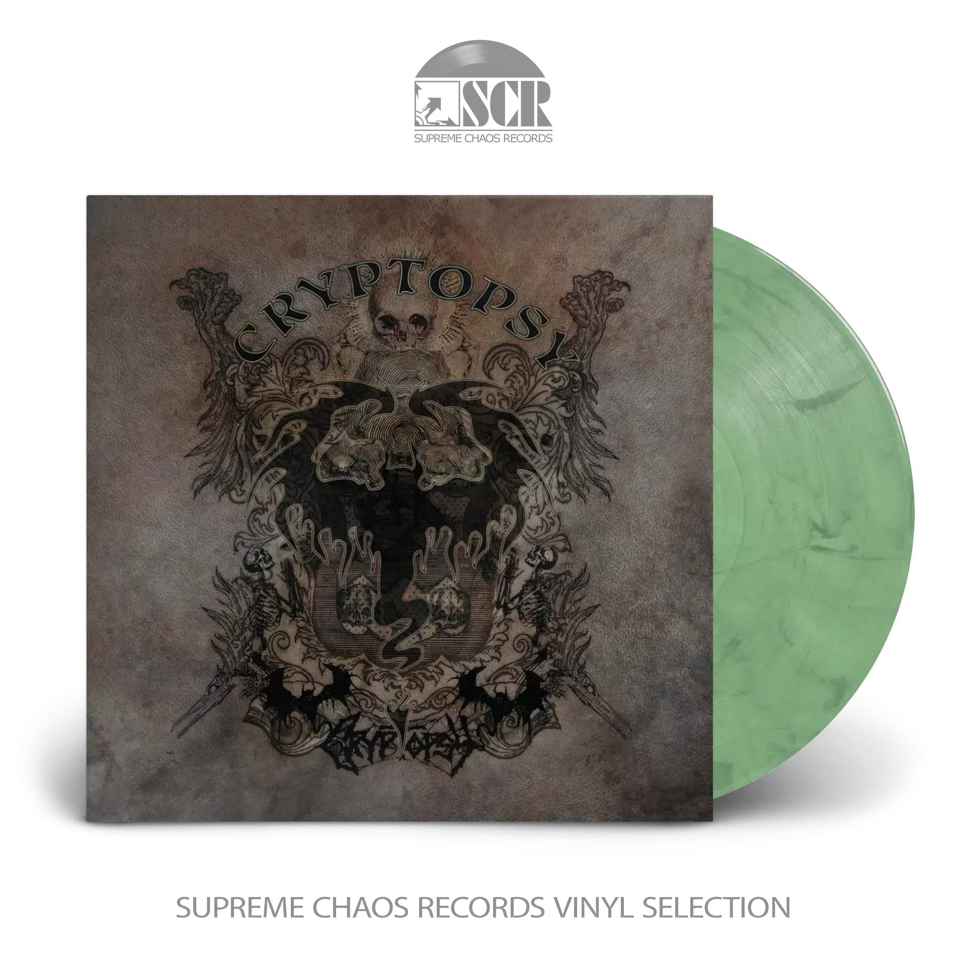 CRYPTOPSY · Cryptopsy | GREEN/WHITE LP (Brutal Death Metal Vinyl)