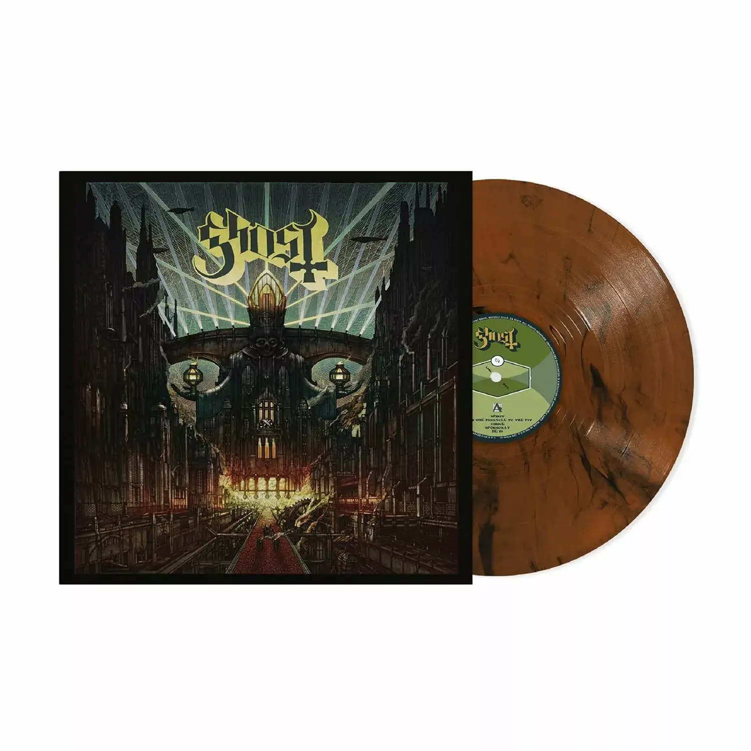 GHOST - Meliora · ORANGE MARBLED LP GHOST - Meliora · ORANGE MARBLED LP (Heavy Metal/Hardrock Vinyl)