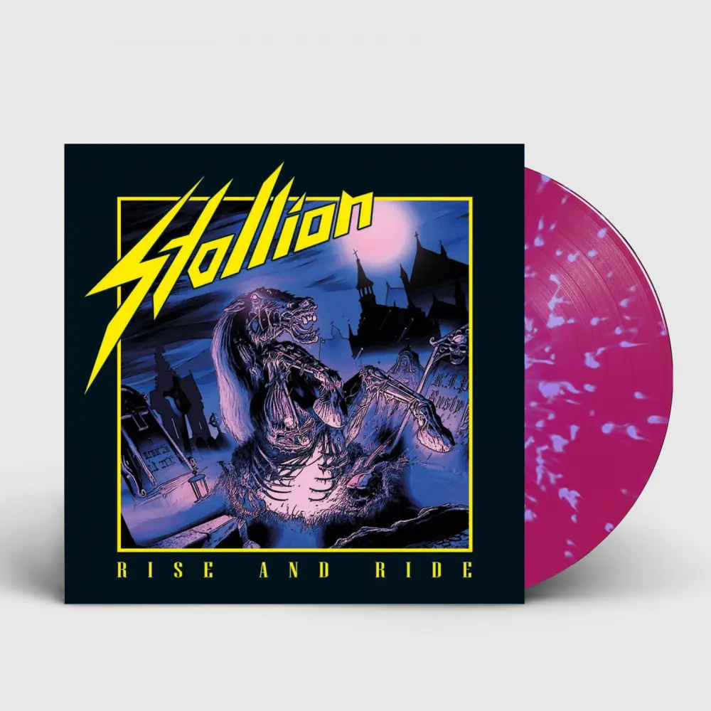 STALLION - Rise And Ride · PURLPE/BLUE SPLATTER LP STALLION - Rise And Ride · PURLPE/BLUE SPLATTER LP (Heavy Metal Vinyl)