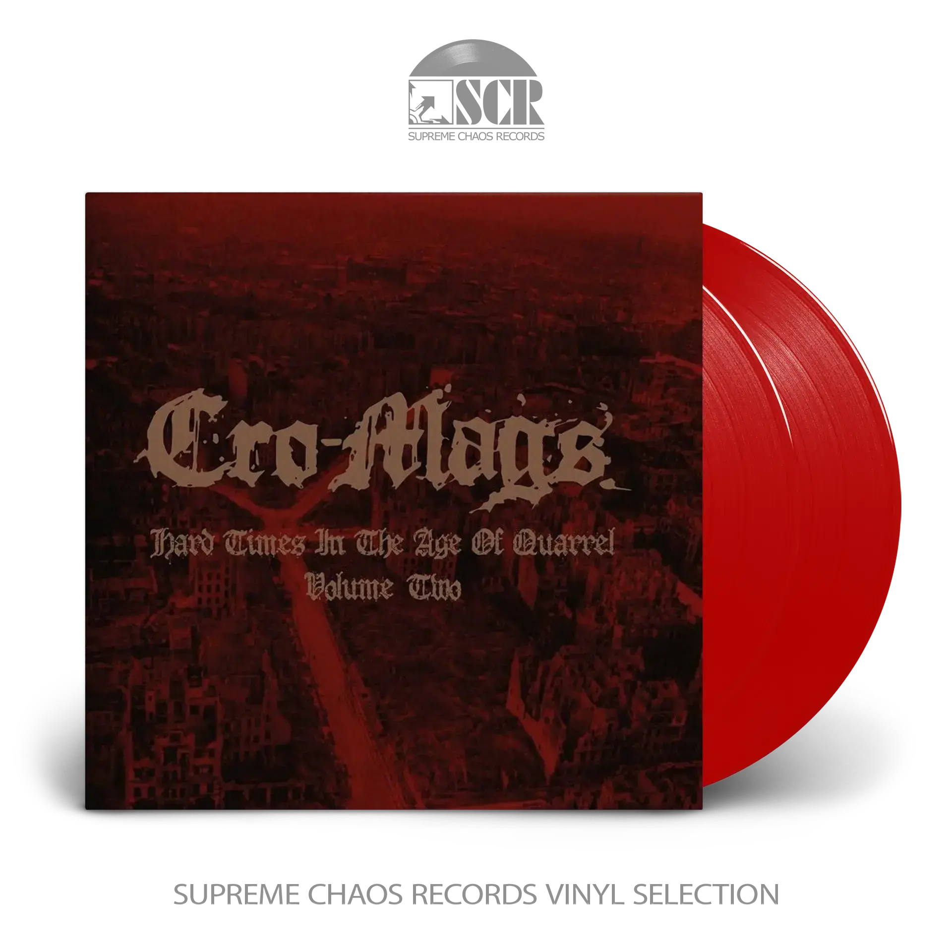 CRO-MAGS · Hard Times In The Age Of Quarrel Vol 2 | RED 2LP CRO-MAGS · Hard Times In The Age Of Quarrel Vol 2 | RED 2LP (Hardcore/Crossover Thrash Vinyl)