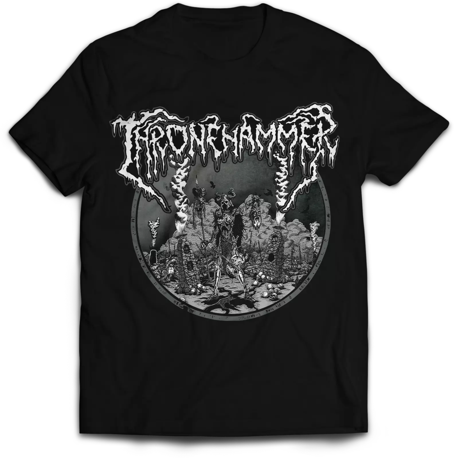 THRONEHAMMER - Kingslayer Cover · T-SHIRT THRONEHAMMER - Kingslayer Cover · T-SHIRT (Doom Metal/Epic Metal/Death Metal Clothes)