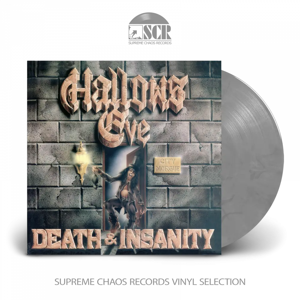 HALLOWS EVE - Death And Insanity · GREY LP HALLOWS EVE - Death And Insanity · GREY LP (Thrash Vinyl)