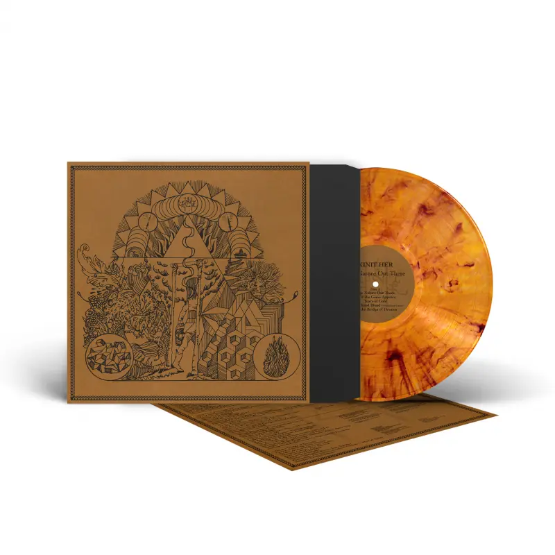 KINIT HER · The Nature Out There | AMBER/BLACK MARBLED LP (Neofolk Vinyl)