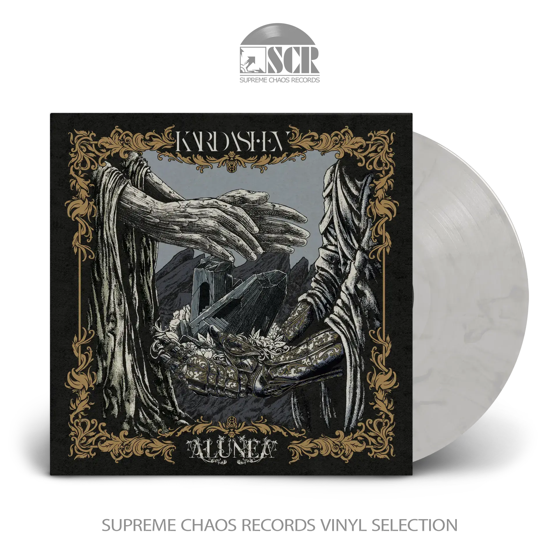 KARDASHEV - Alunea · WHITE/BLACK LP KARDASHEV - Alunea · WHITE/BLACK LP (Progressive Metal/Death Metal Vinyl)