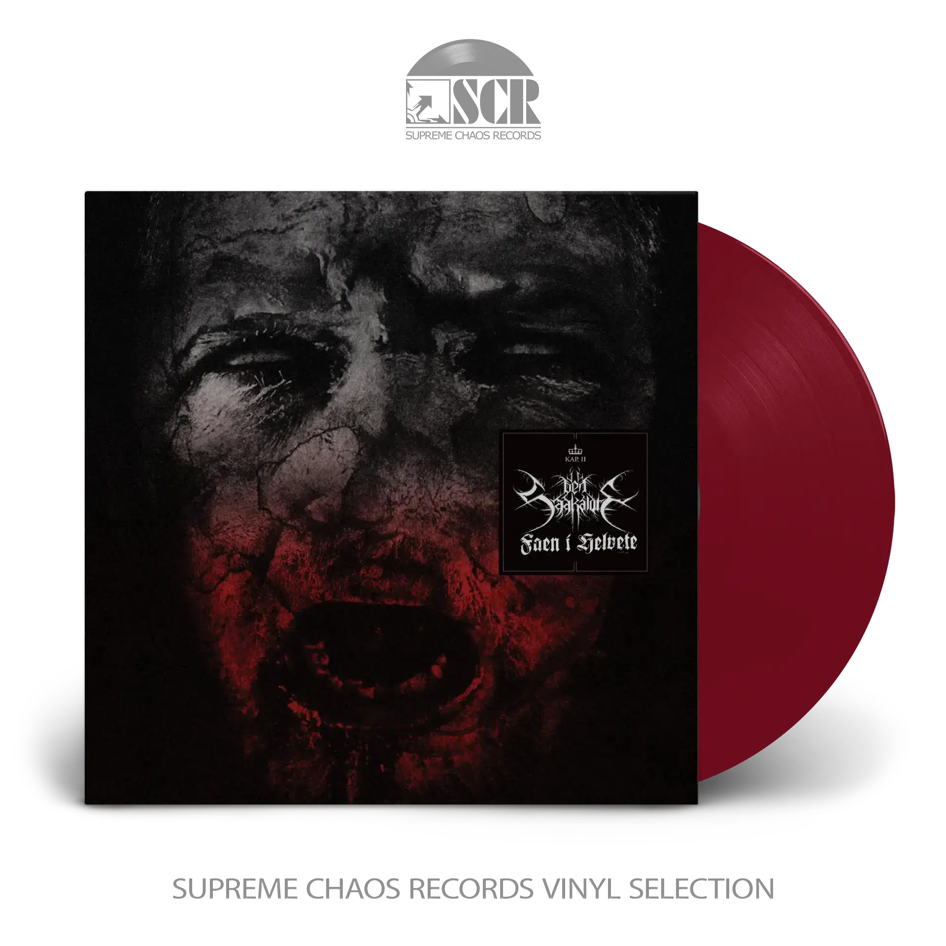 DEN SAAKALDTE · Kapitel II: Faen I Helvete | RED LP DEN SAAKALDTE · Kapitel II: Faen I Helvete | RED LP (Black Metal Vinyl)