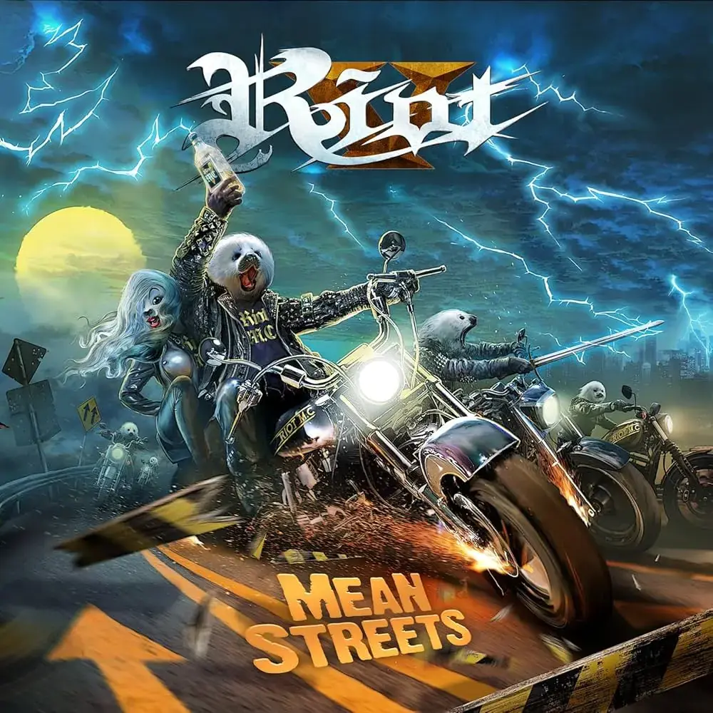 RIOT V · Mean Streets | YELLOW/BLACK SPLATTER LP · Bild 1 RIOT V · Mean Streets | YELLOW/BLACK SPLATTER LP (Heavy Metal Vinyl) · Bild 1