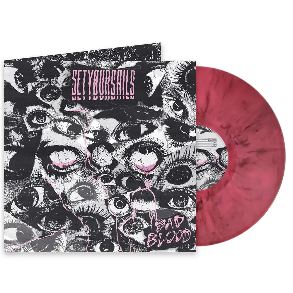 SETYØURSAILS · Bad Blood | PINK/BLACK MARBLED LP SETYØURSAILS · Bad Blood | PINK/BLACK MARBLED LP (Metalcore Vinyl)